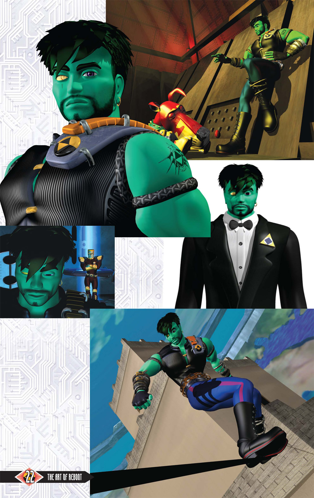 Read online The Art of Reboot comic -  Issue # TPB - 22