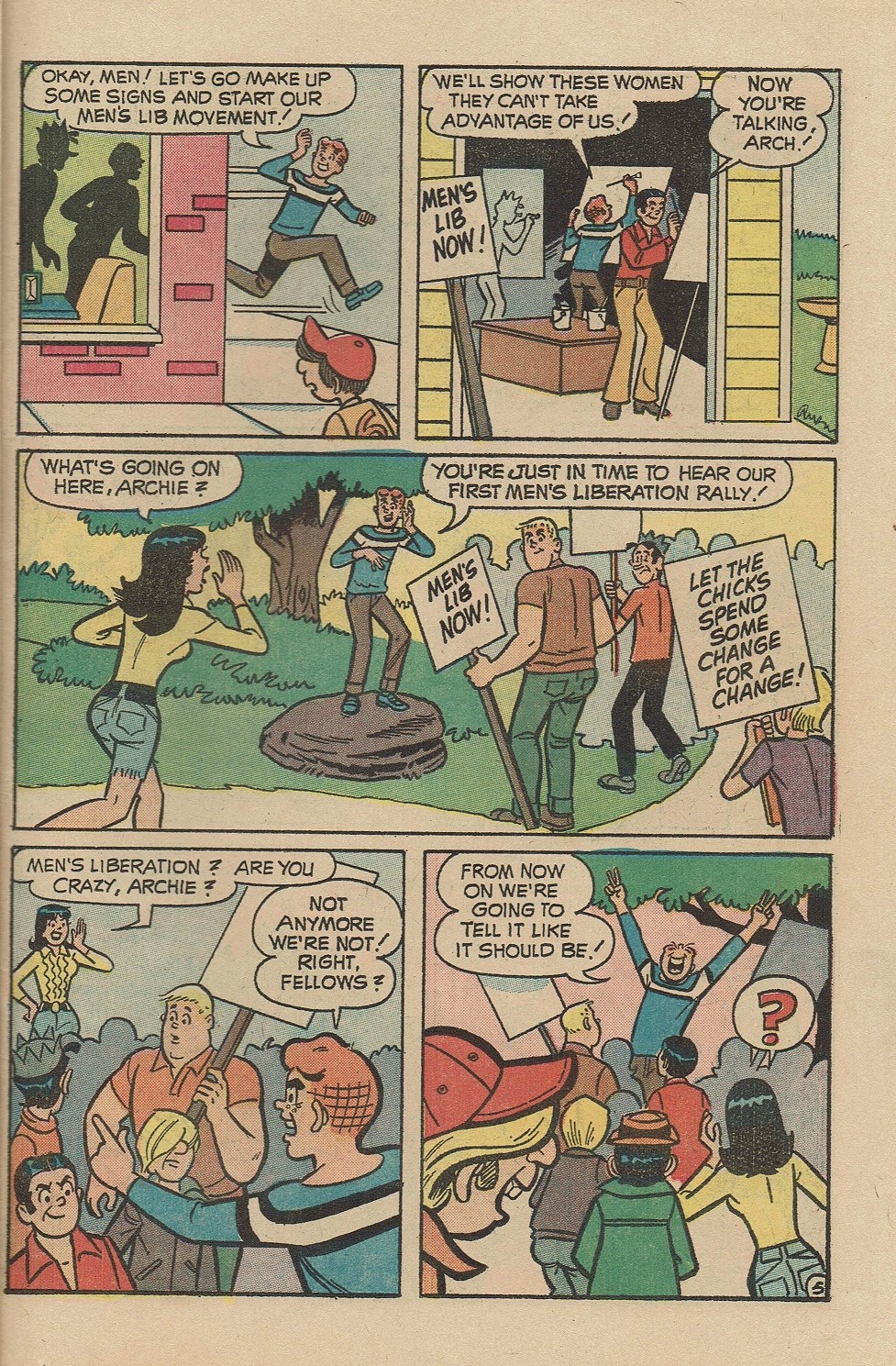 Read online Archie's TV Laugh-Out comic -  Issue #14 - 38