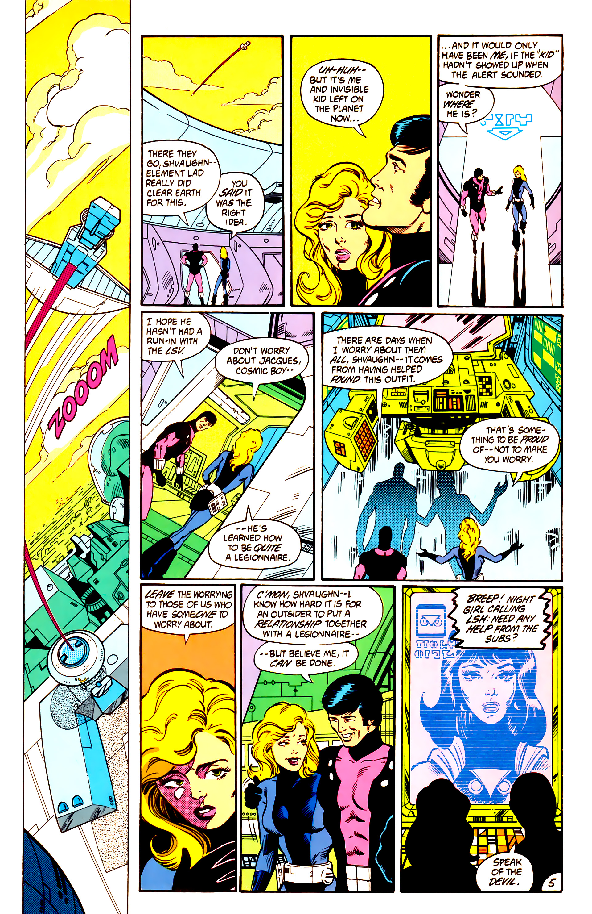 Read online Legion of Super-Heroes (1984) comic -  Issue #3 - 7