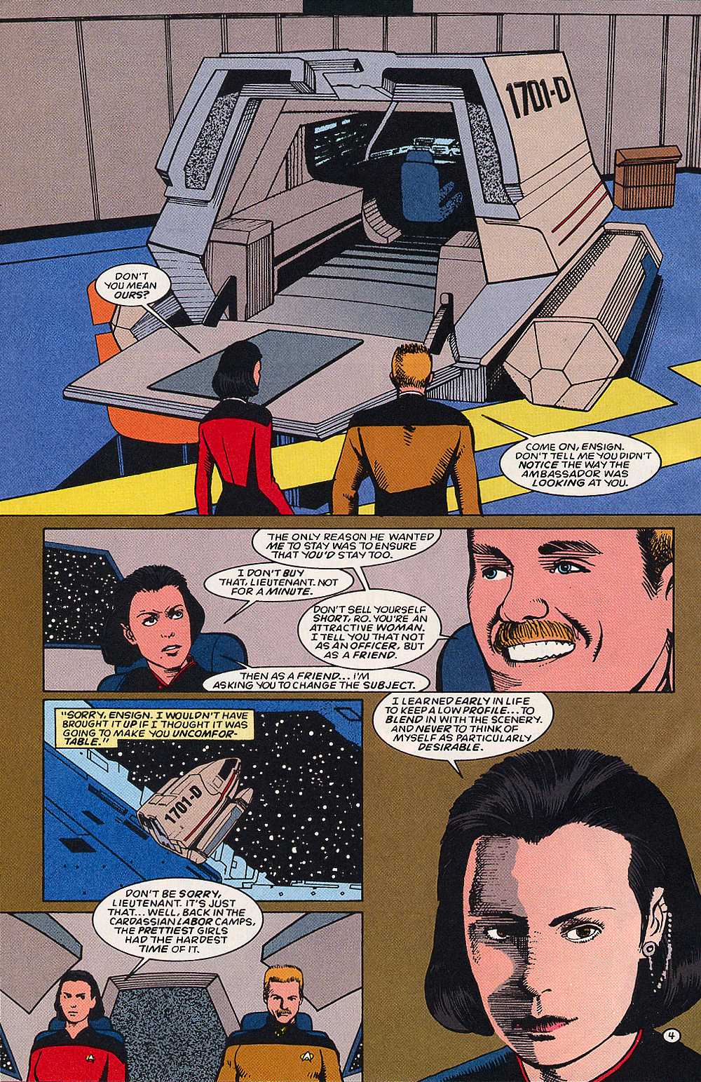 Read online Star Trek: The Next Generation (1989) comic -  Issue #67 - 5