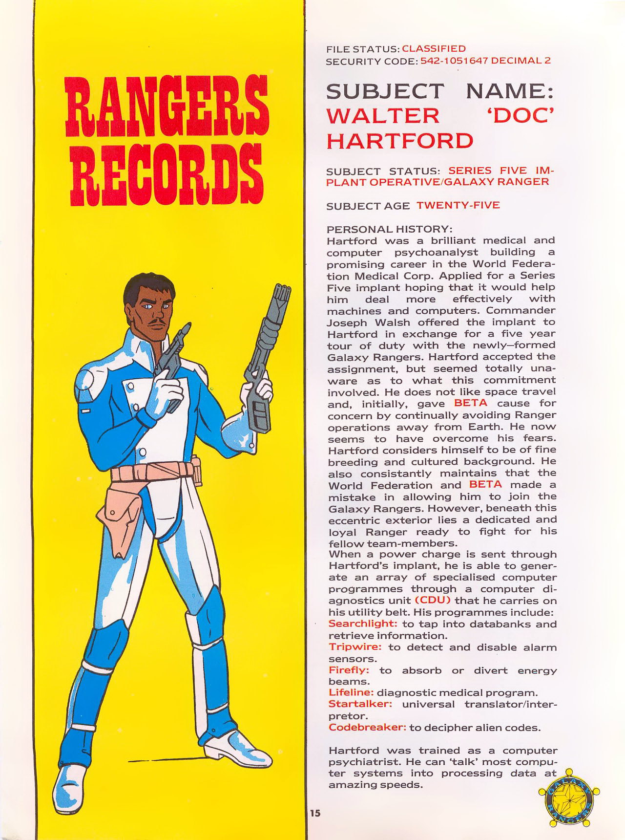 Read online Adventures of the Galaxy Rangers comic -  Issue #3 - 15
