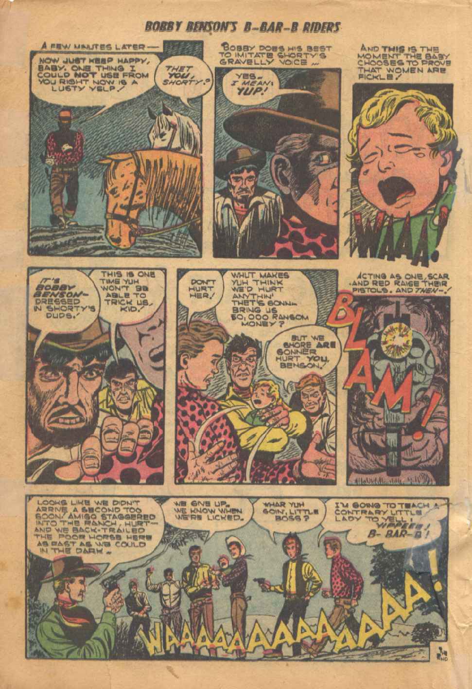 Read online Bobby Benson's B-Bar-B Riders comic -  Issue #20 - 18