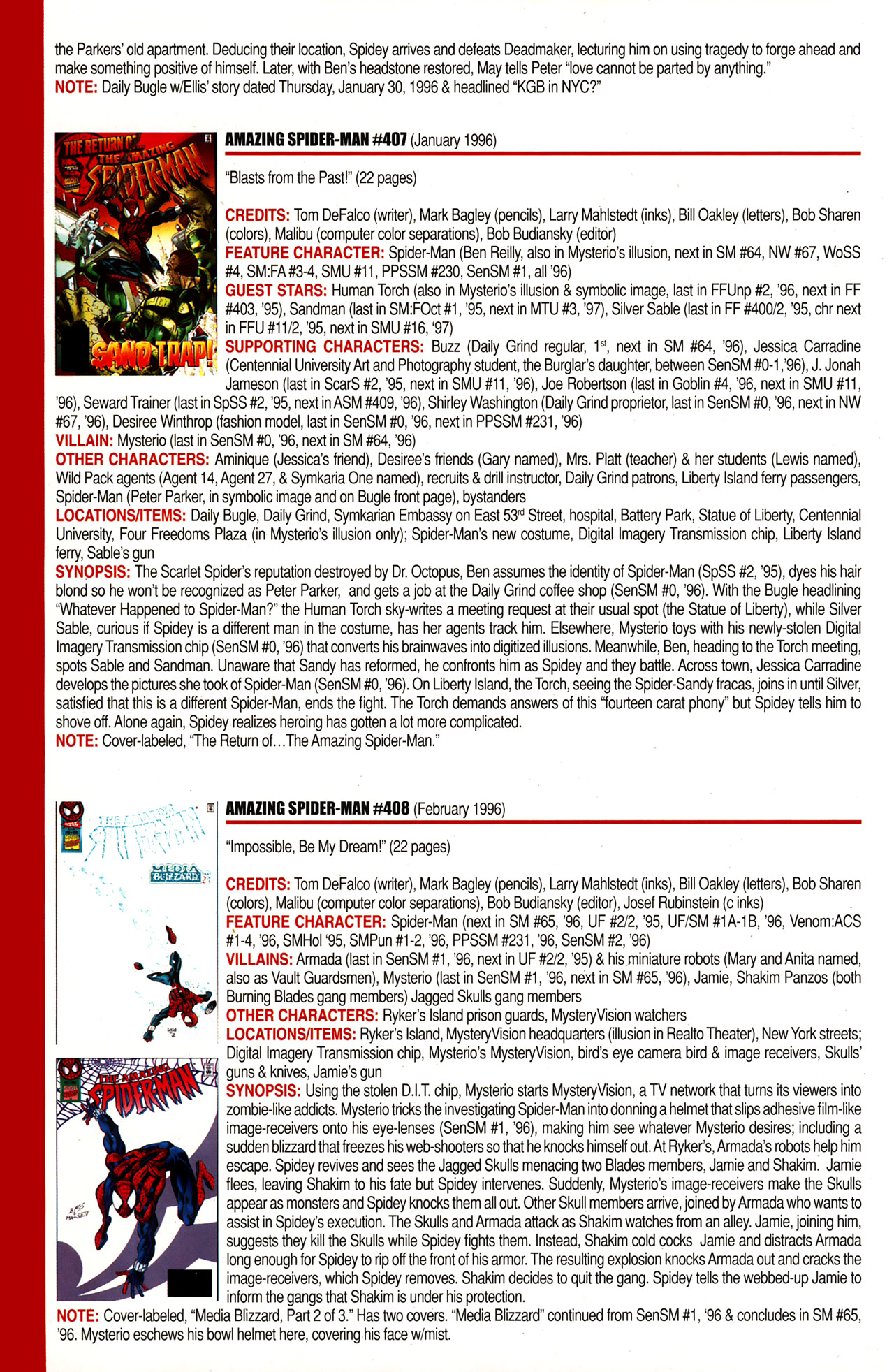 Read online Official Index to the Marvel Universe comic -  Issue #10 - 8