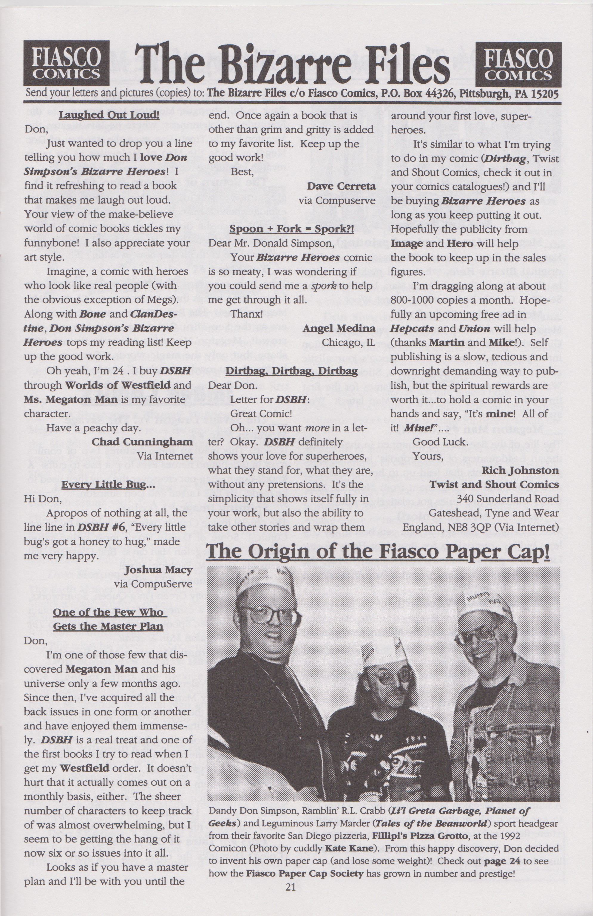 Read online Don Simpson's Bizarre Heroes comic -  Issue #8 - 23