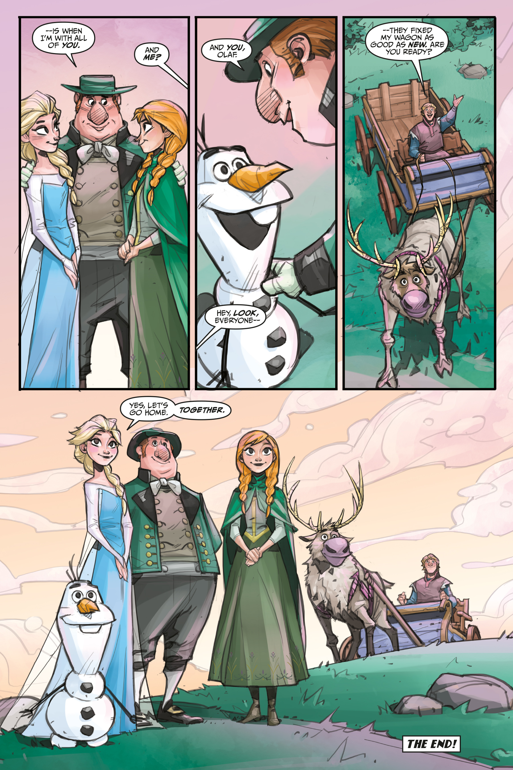 Read online Disney Frozen: Reunion Road comic -  Issue # _TPB - 65