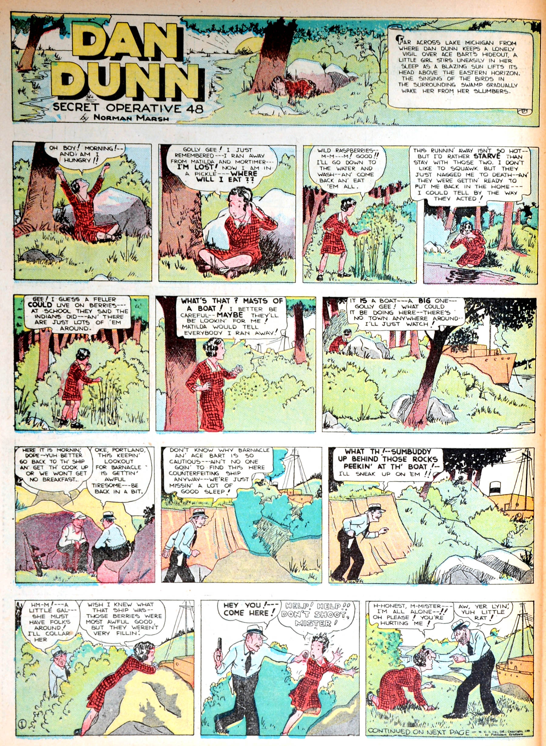 Read online Famous Funnies comic -  Issue #13 - 55