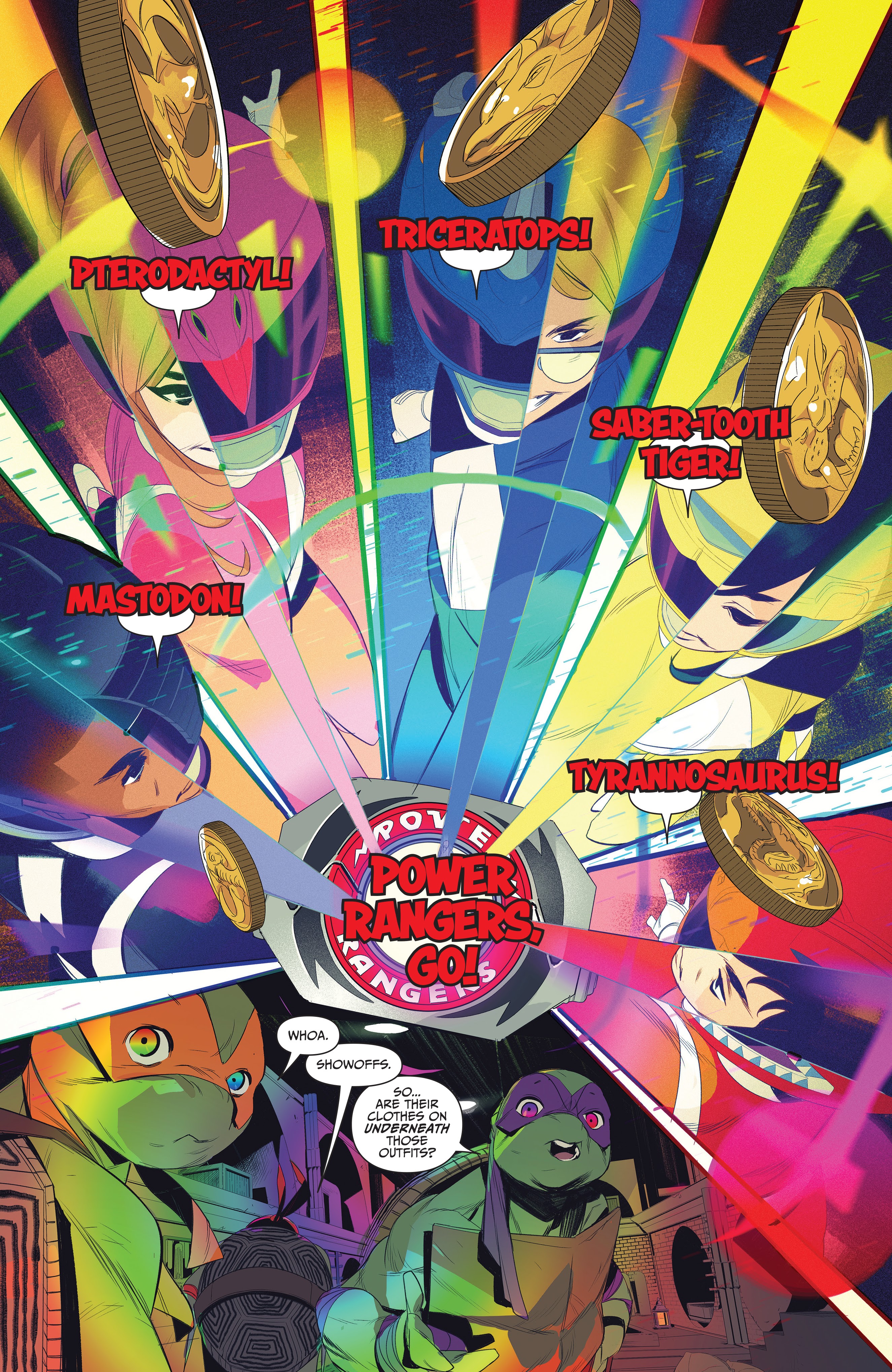 Read online Mighty Morphin Power Rangers: Teenage Mutant Ninja Turtles comic -  Issue # _TPB - 67