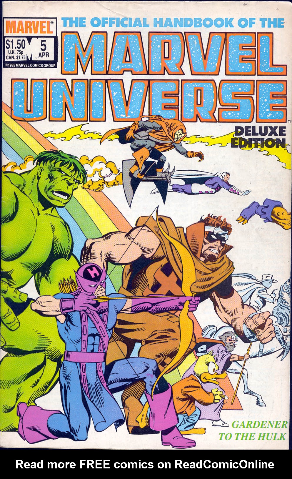 Read online The Official Handbook of the Marvel Universe Deluxe Edition comic -  Issue #5 - 1