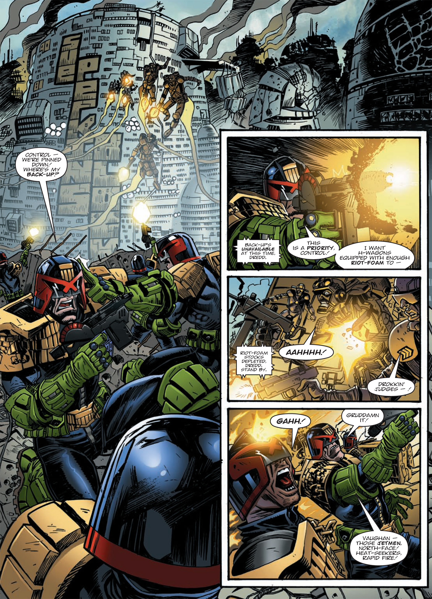 Read online Judge Dredd: Day of Chaos: Fallout comic -  Issue # TPB (Part 1) - 6