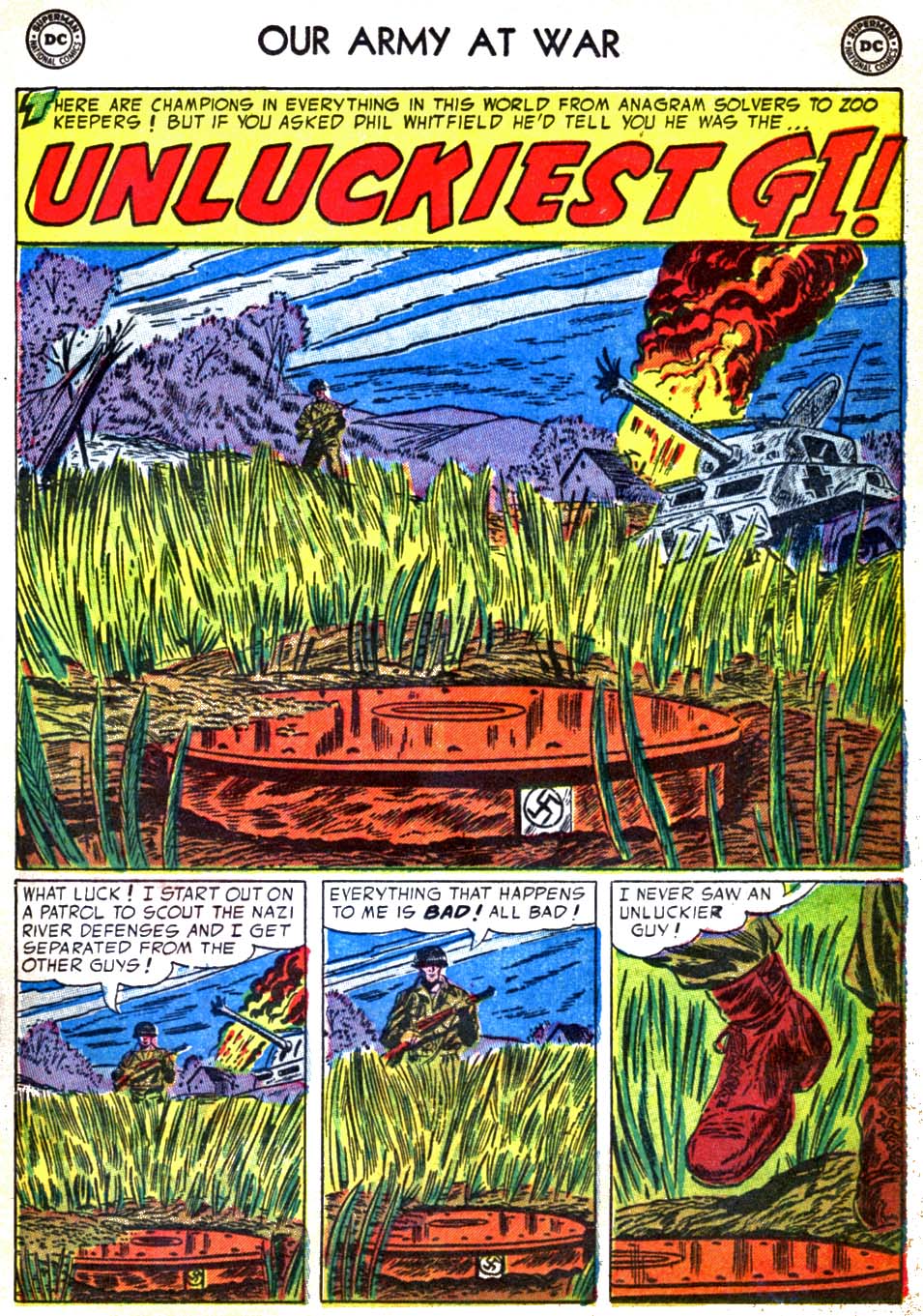 Read online Our Army at War (1952) comic -  Issue #25 - 19