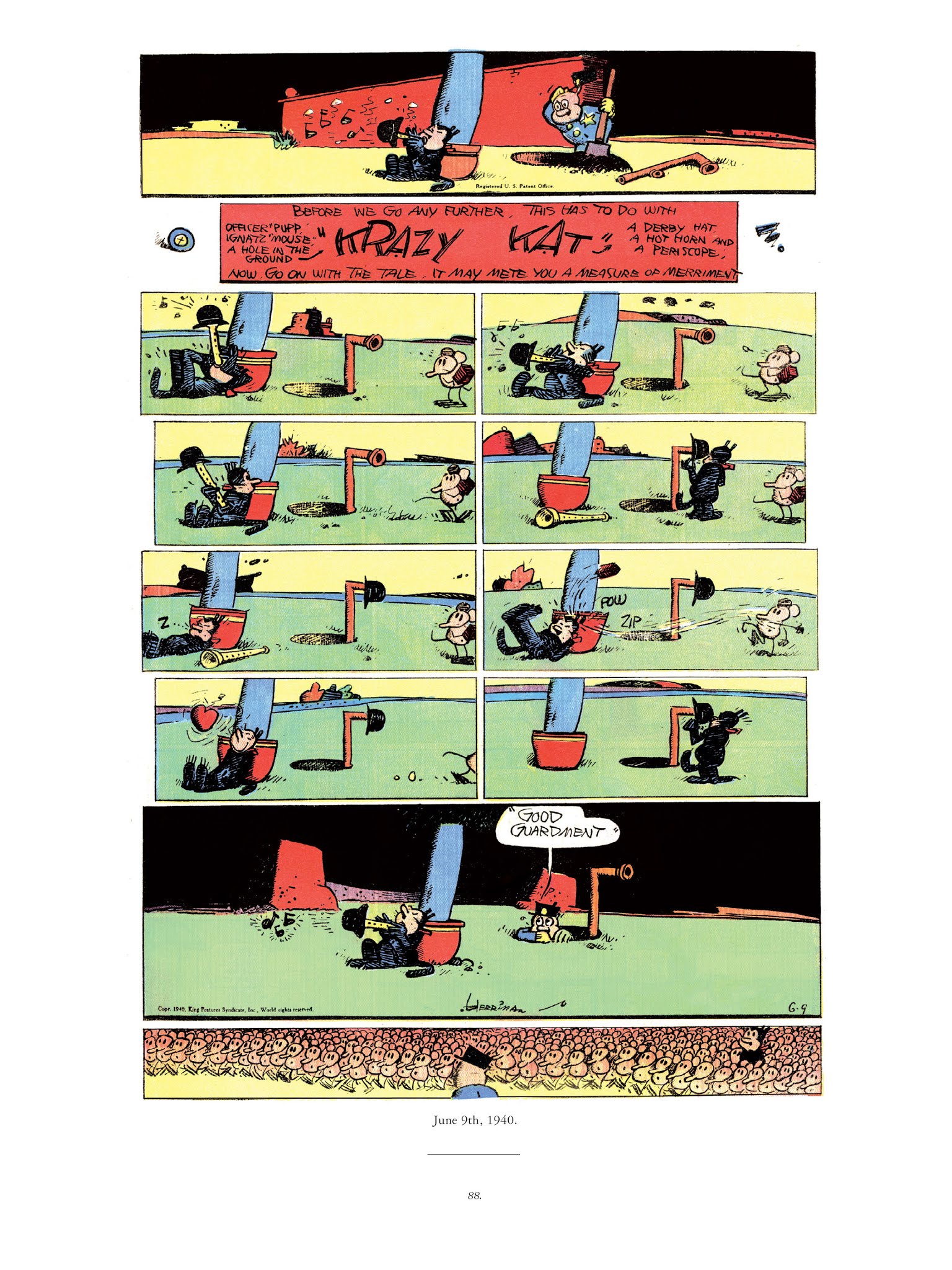 Read online Krazy & Ignatz comic -  Issue # TPB 11 - 88