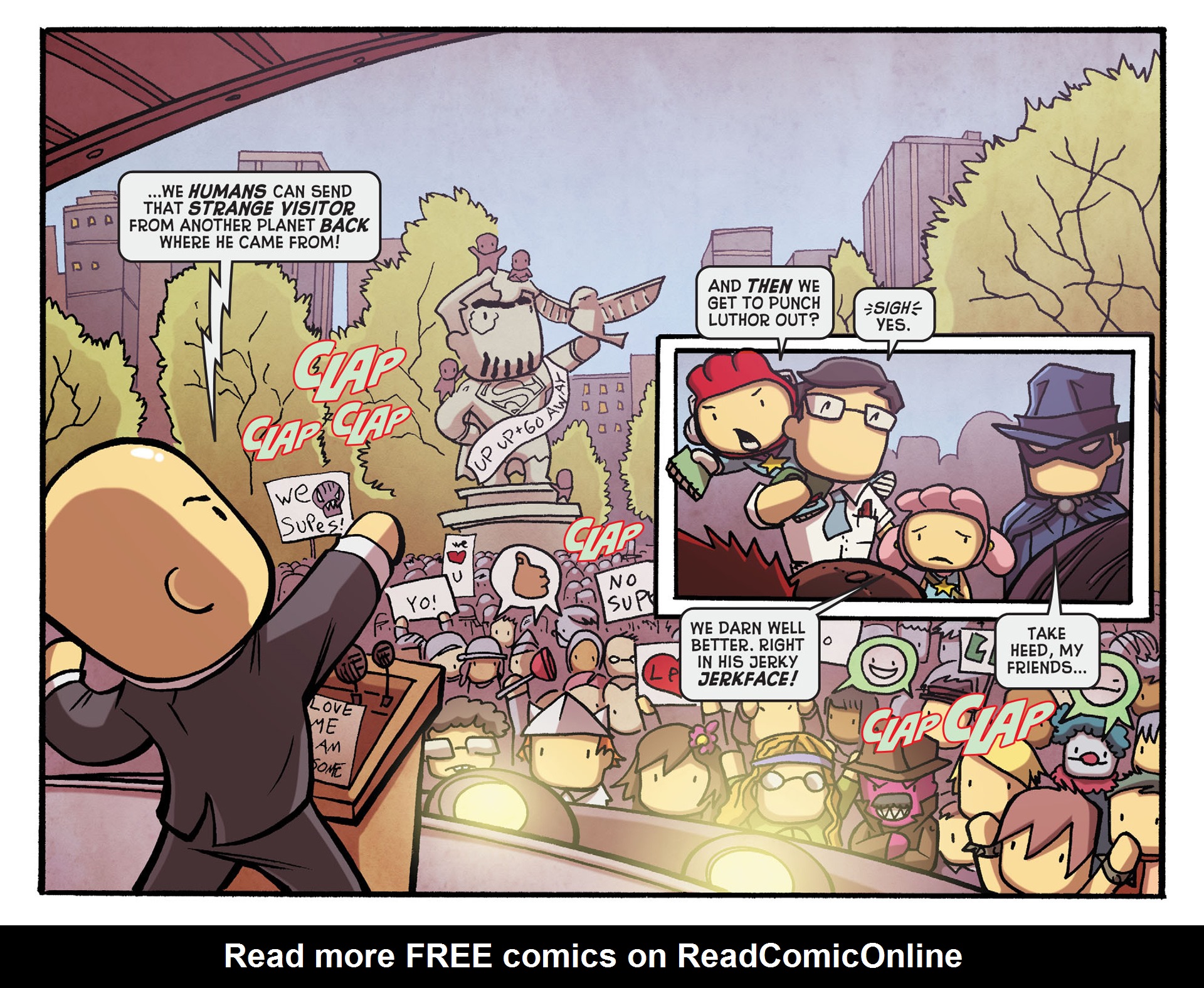 Read online Scribblenauts Unmasked: A Crisis of Imagination comic -  Issue #3 - 4