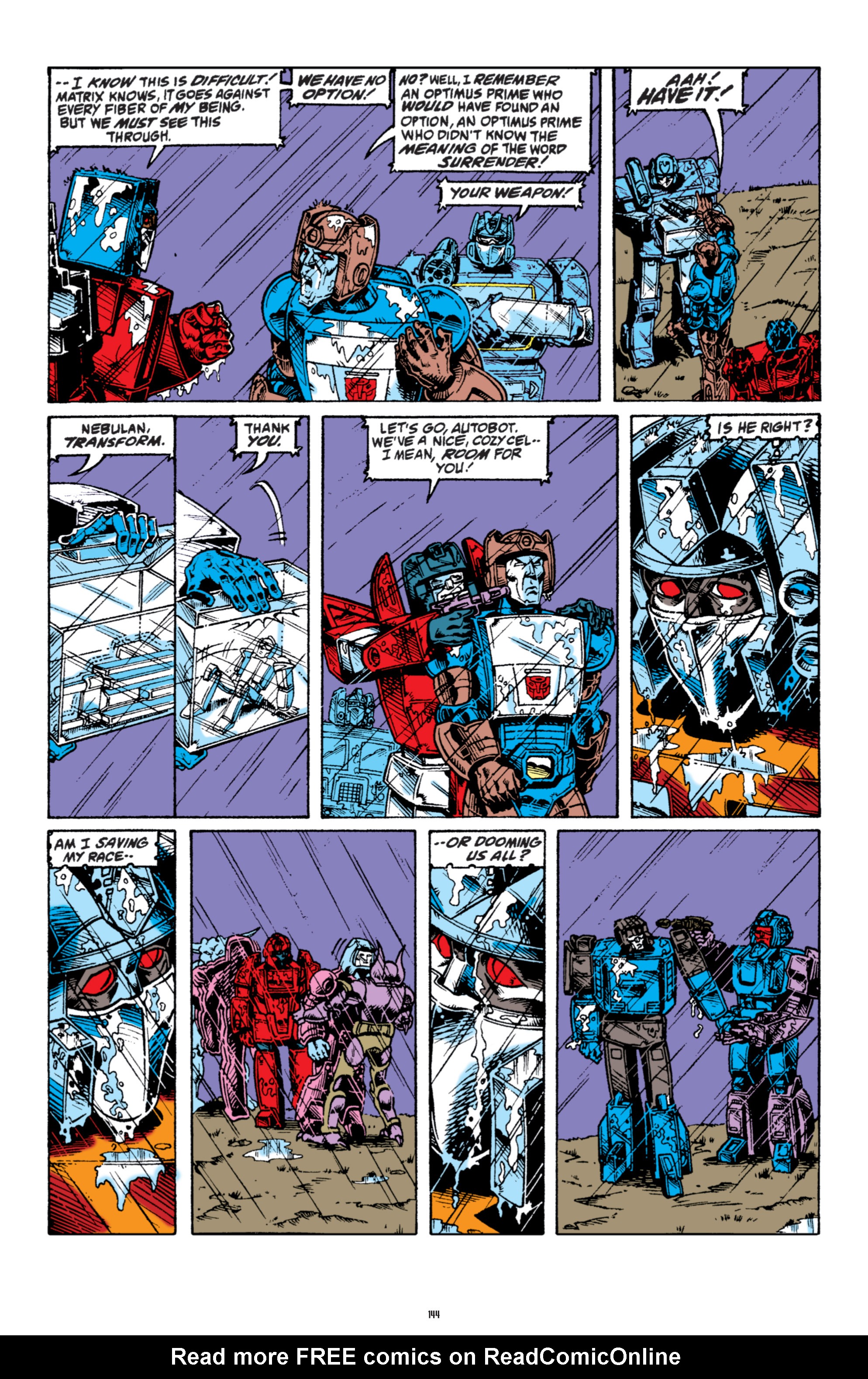 Read online The Transformers Classics comic -  Issue # TPB 6 - 144