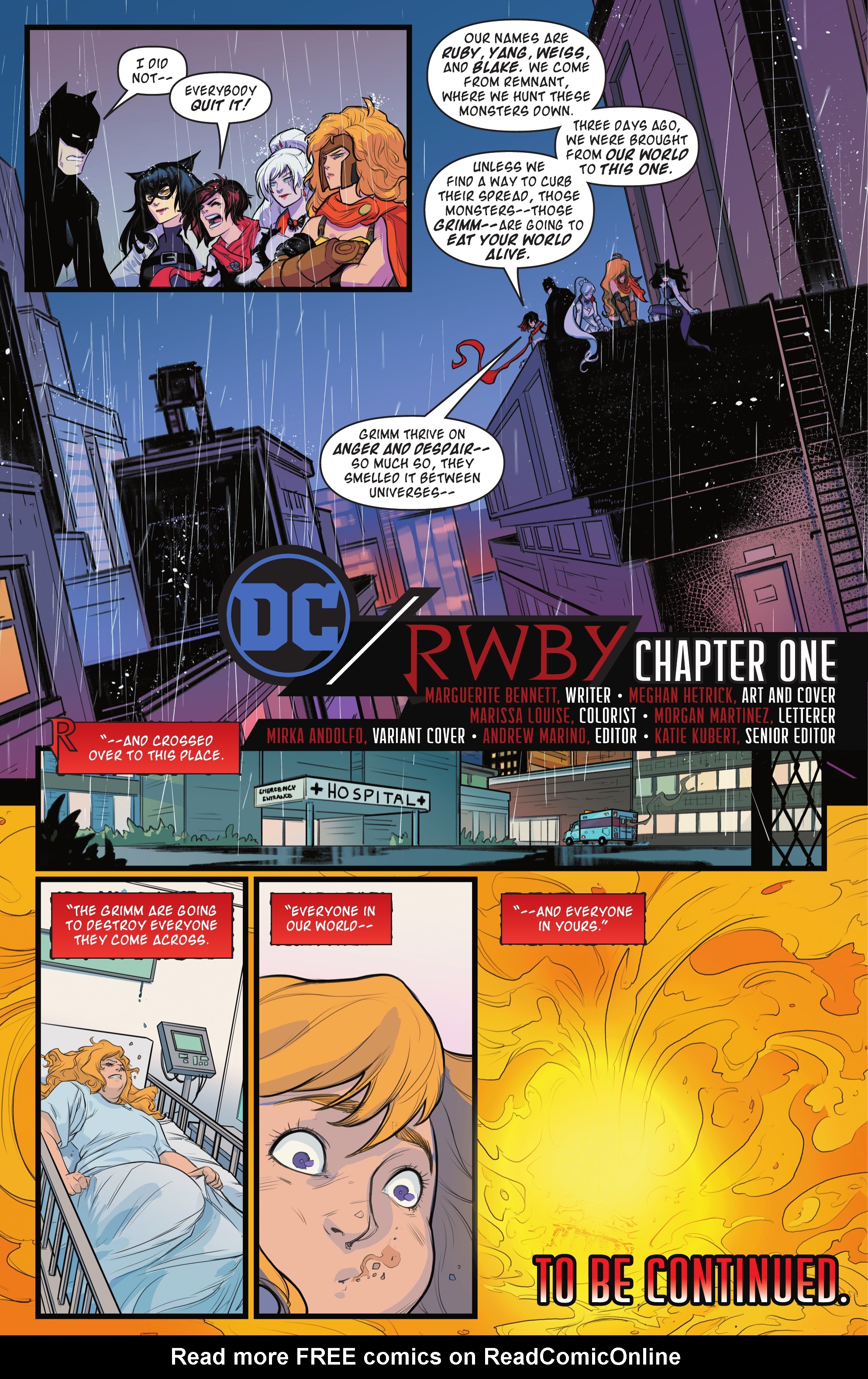 Read online DC/RWBY comic -  Issue #1 - 22