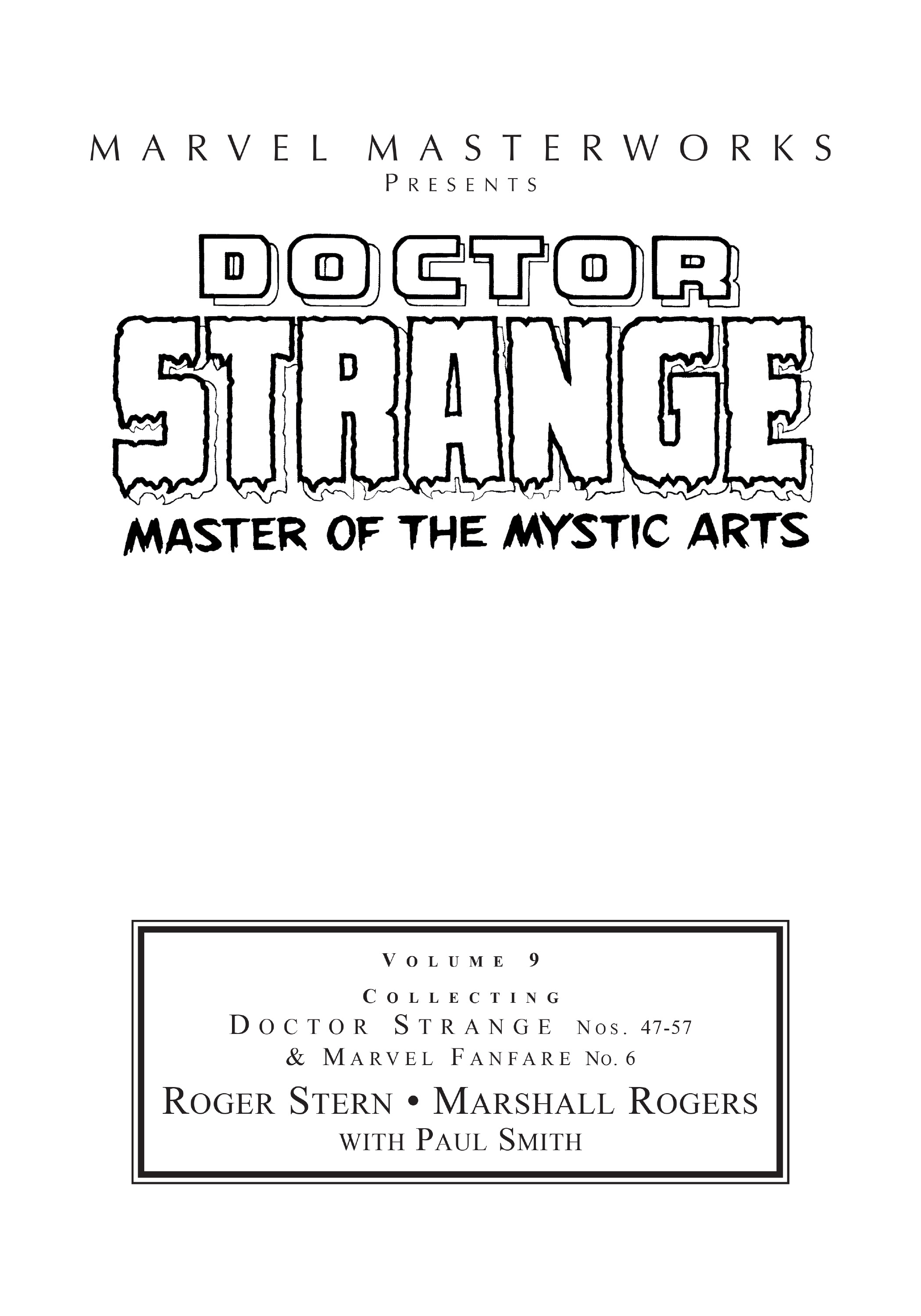 Read online Marvel Masterworks: Doctor Strange comic -  Issue # TPB 9 (Part 1) - 2