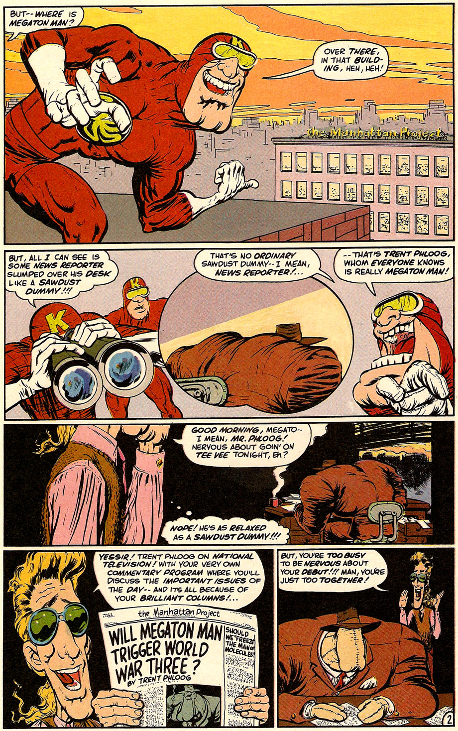 Read online Megaton Man comic -  Issue #6 - 4