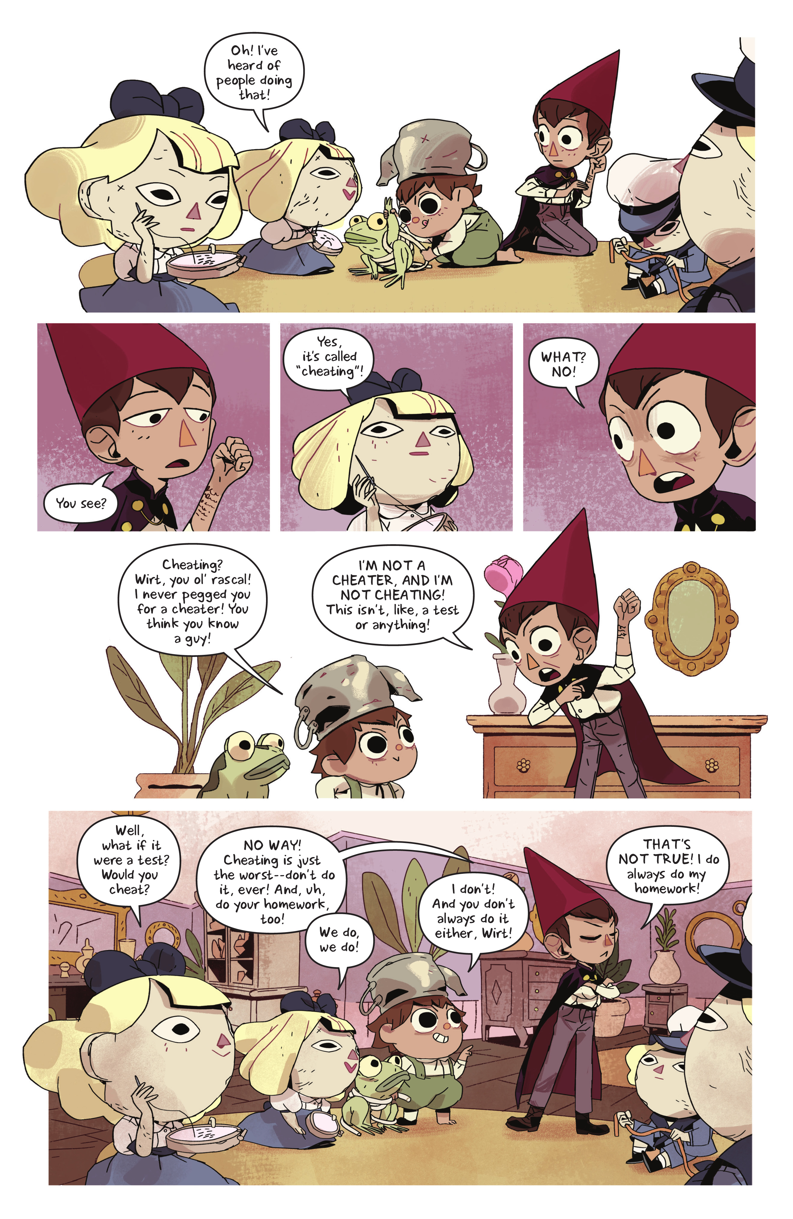 Read online Over the Garden Wall: Hollow Town comic -  Issue # TPB - 35