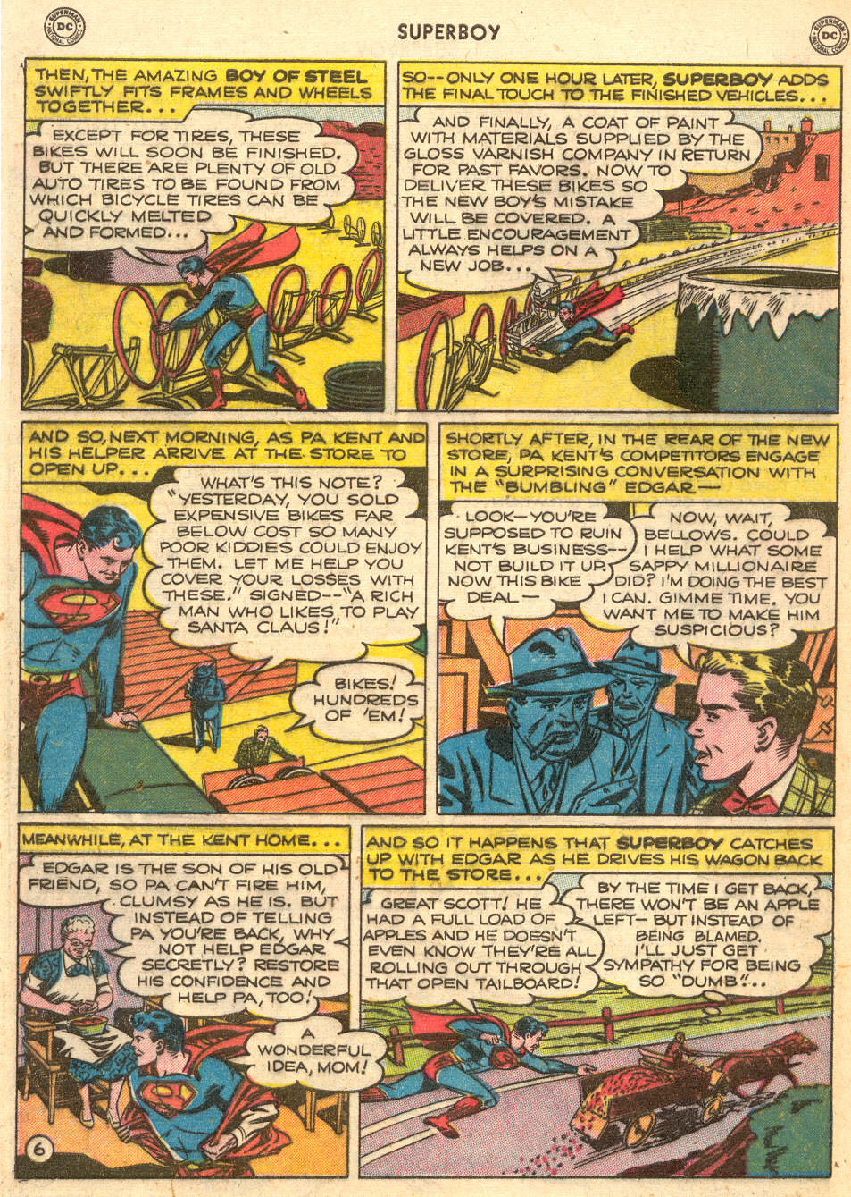 Read online Superboy (1949) comic -  Issue #14 - 40