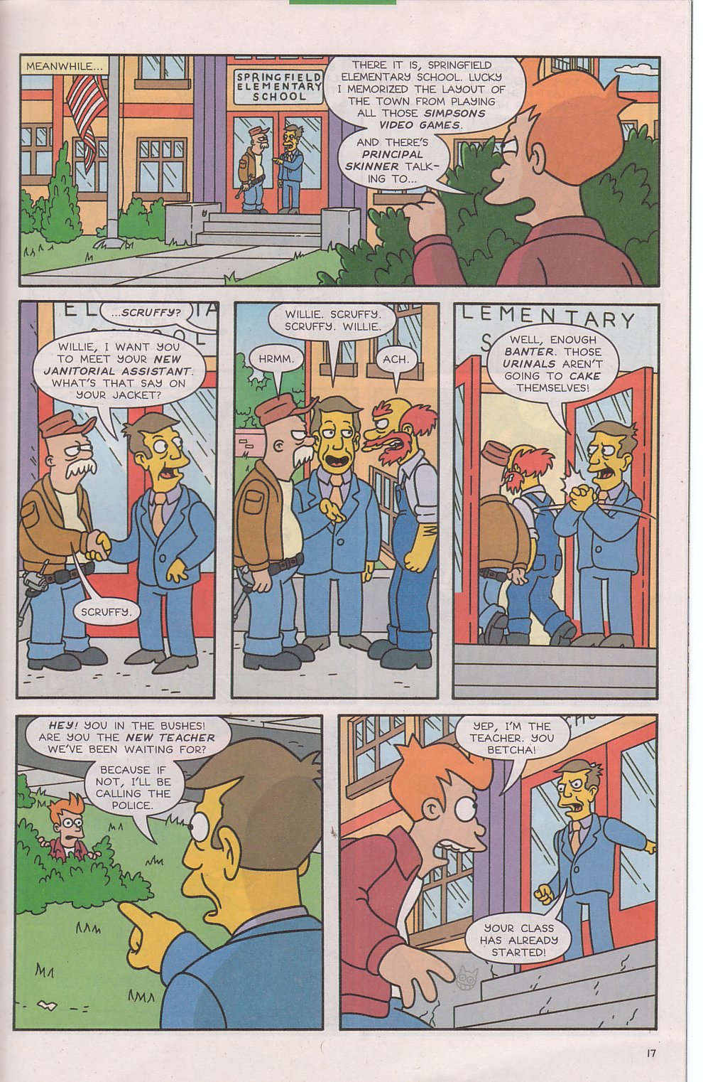 Read online The Futurama/Simpsons Infinitely Secret Crossover Crisis comic -  Issue #1 - 19