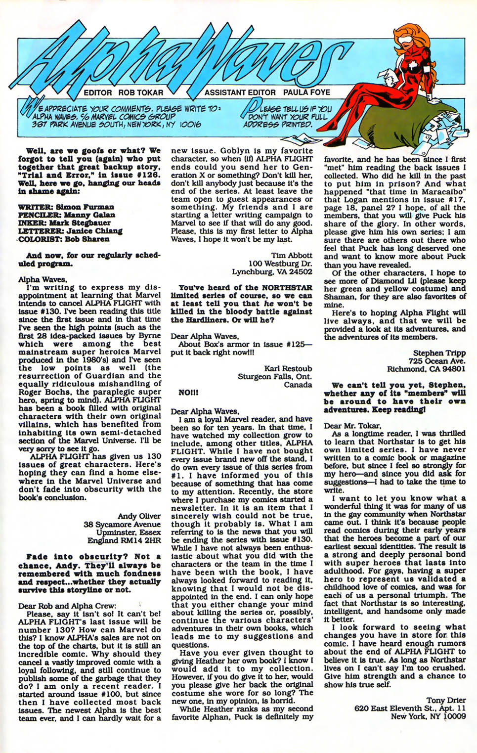 Read online Alpha Flight (1983) comic -  Issue #128 - 24