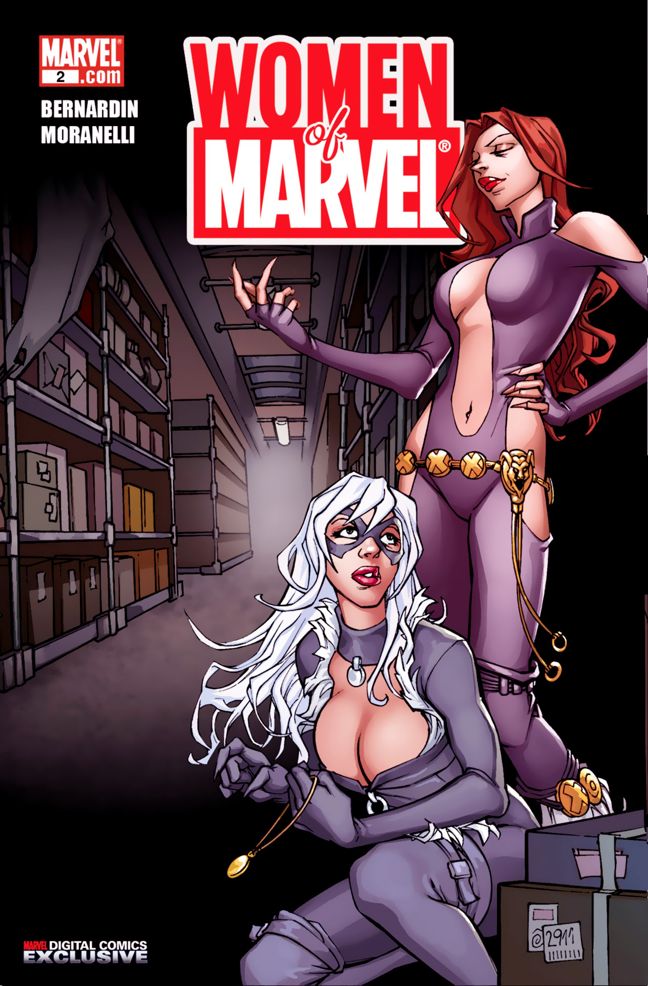 Read online Women of Marvel Digital comic -  Issue #2 - 1