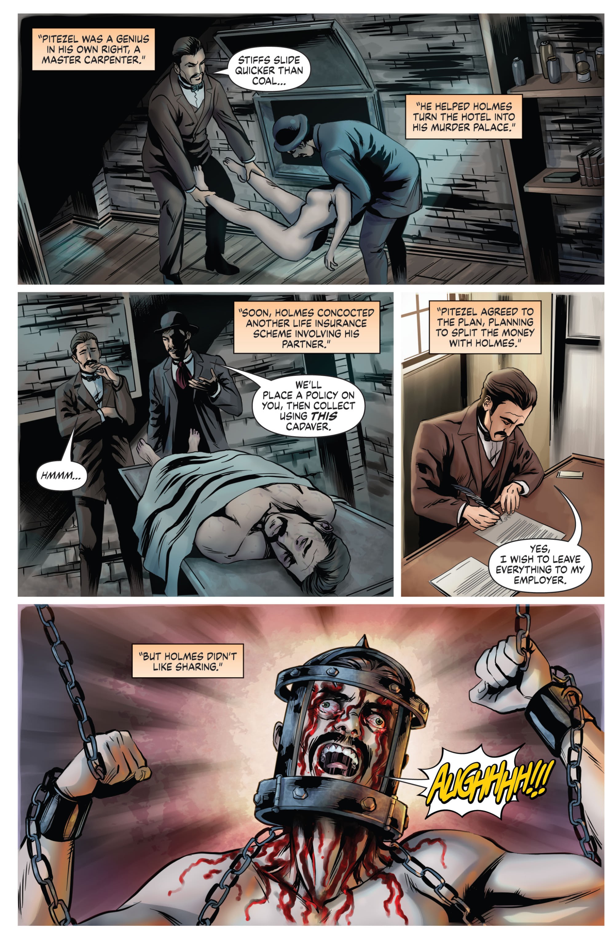 Read online Grimm Tales of Terror Quarterly: H.H. Holmes comic -  Issue # Full - 31