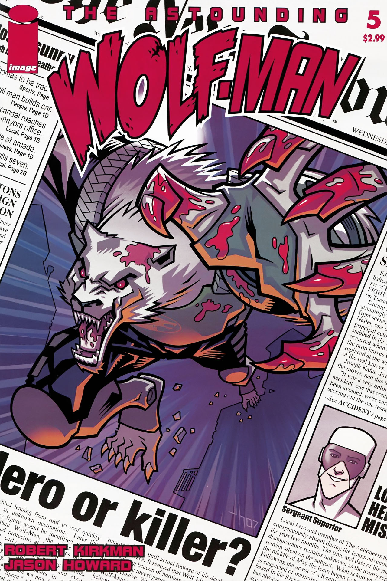 Read online The Astounding Wolf-Man comic -  Issue #5 - 1