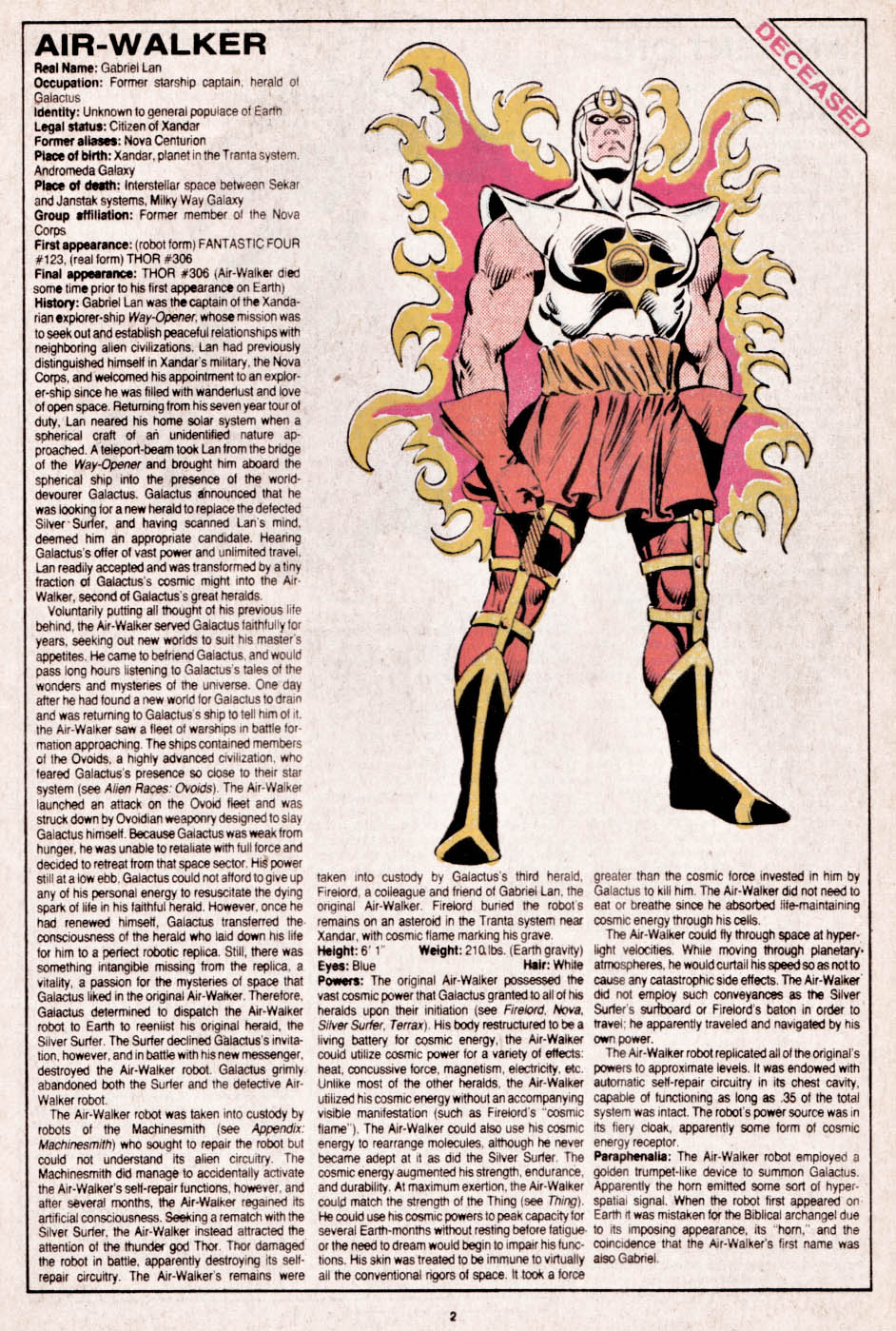 Read online The Official Handbook of the Marvel Universe comic -  Issue #13 - 3