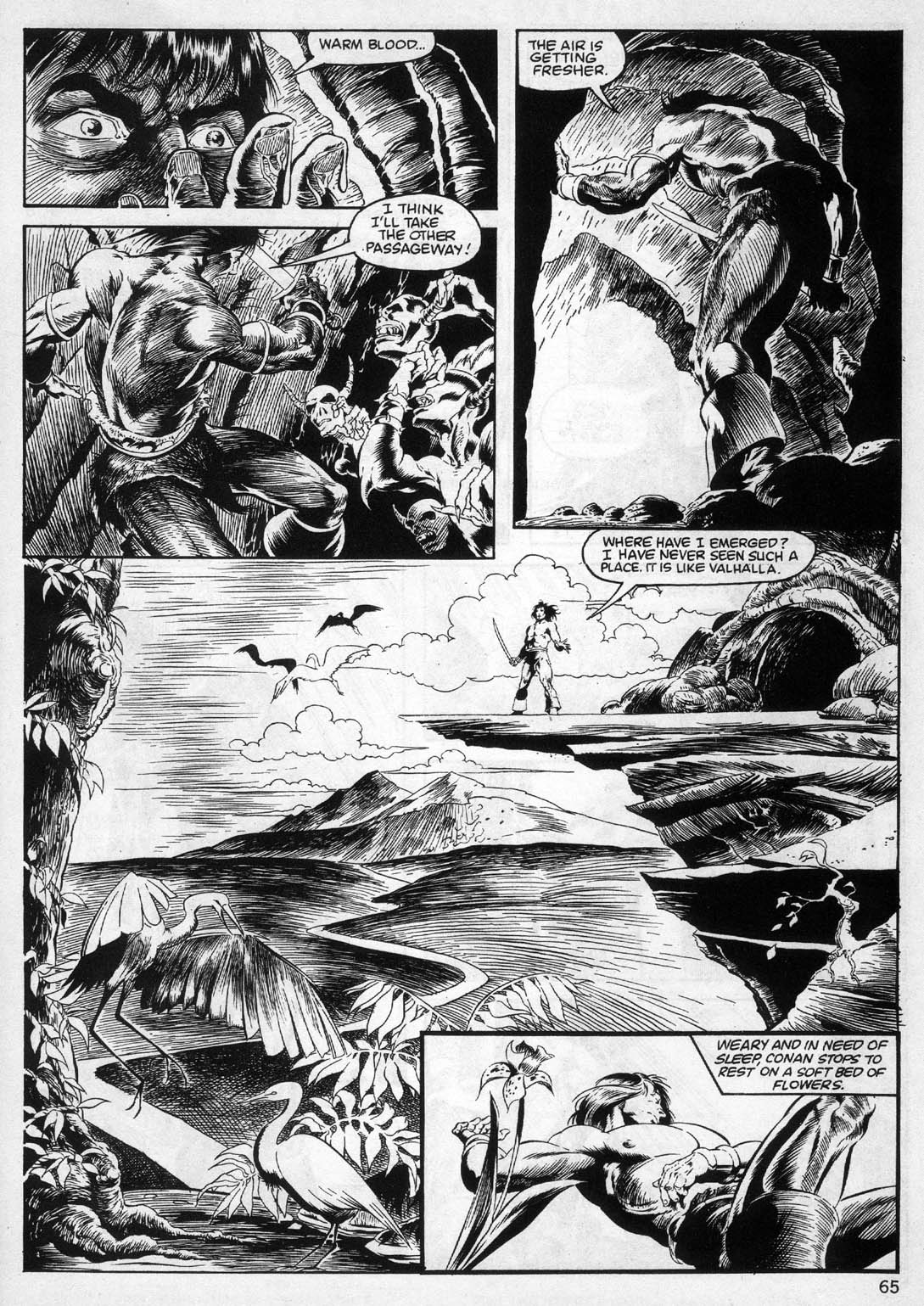Read online The Savage Sword Of Conan comic -  Issue #100 - 60