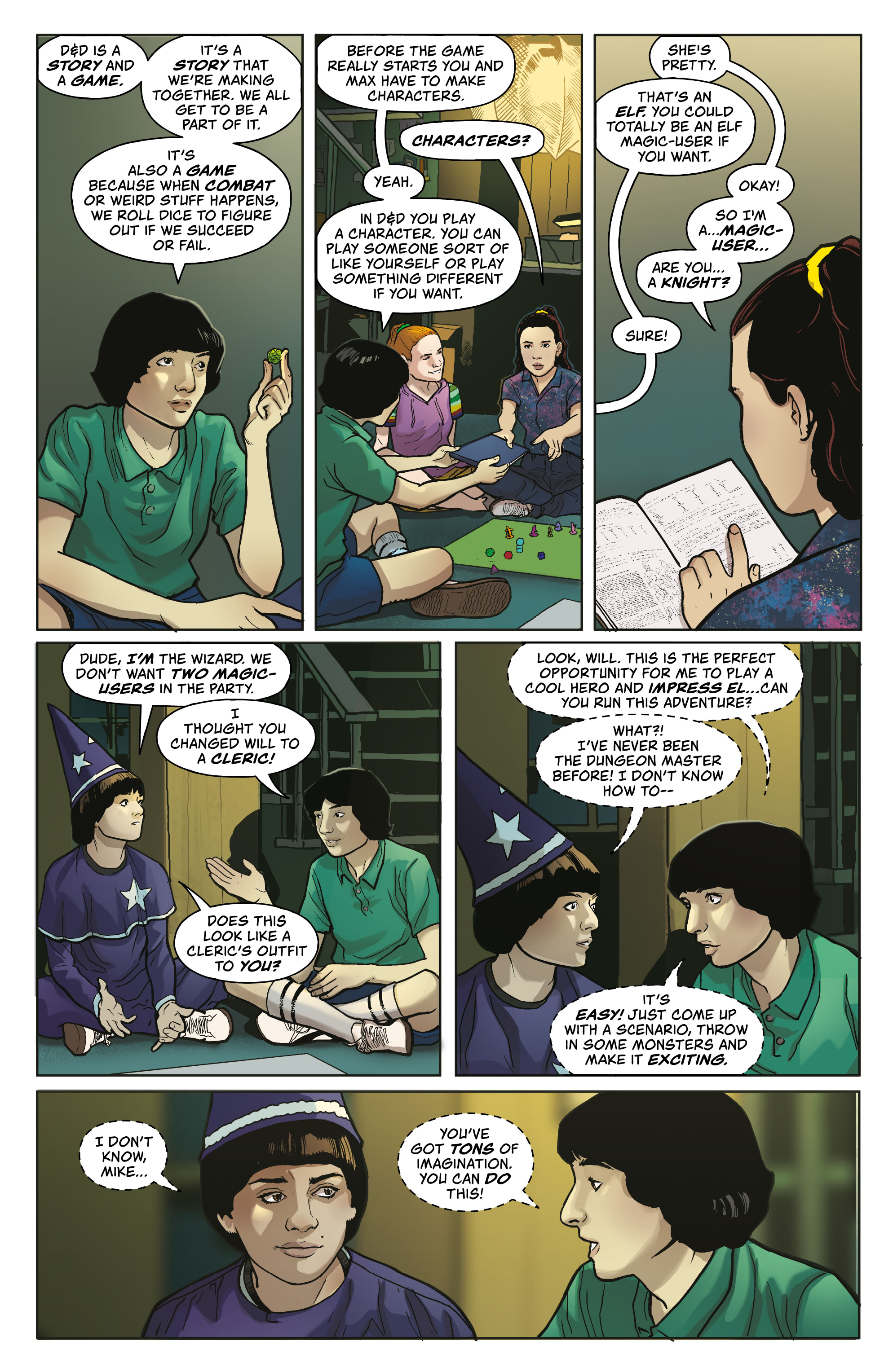Read online Stranger Things and Dungeons & Dragons comic -  Issue #3 - 5