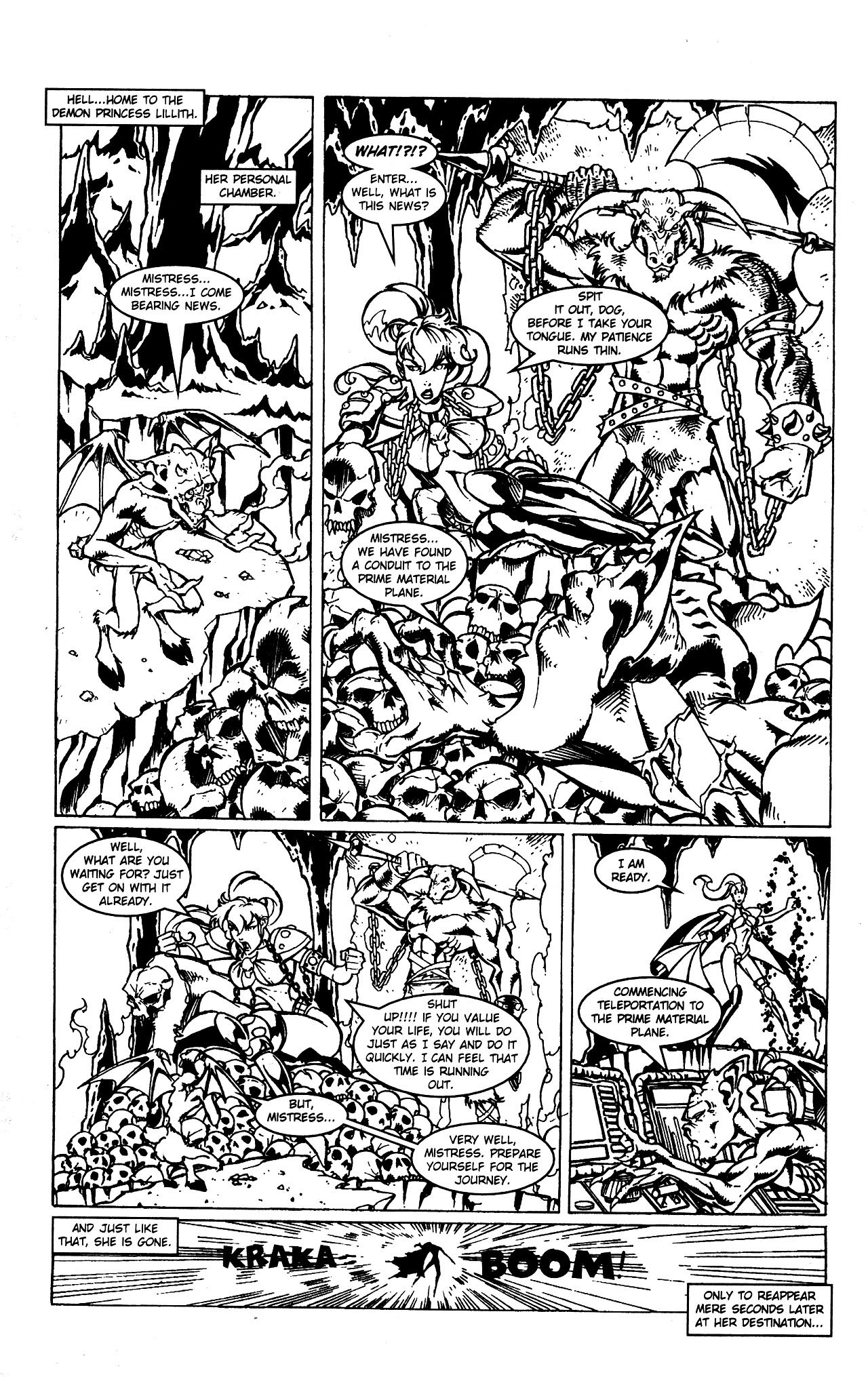 Read online Razor and Warrior Nun Areala: Dark Prophecy comic -  Issue #3 - 3