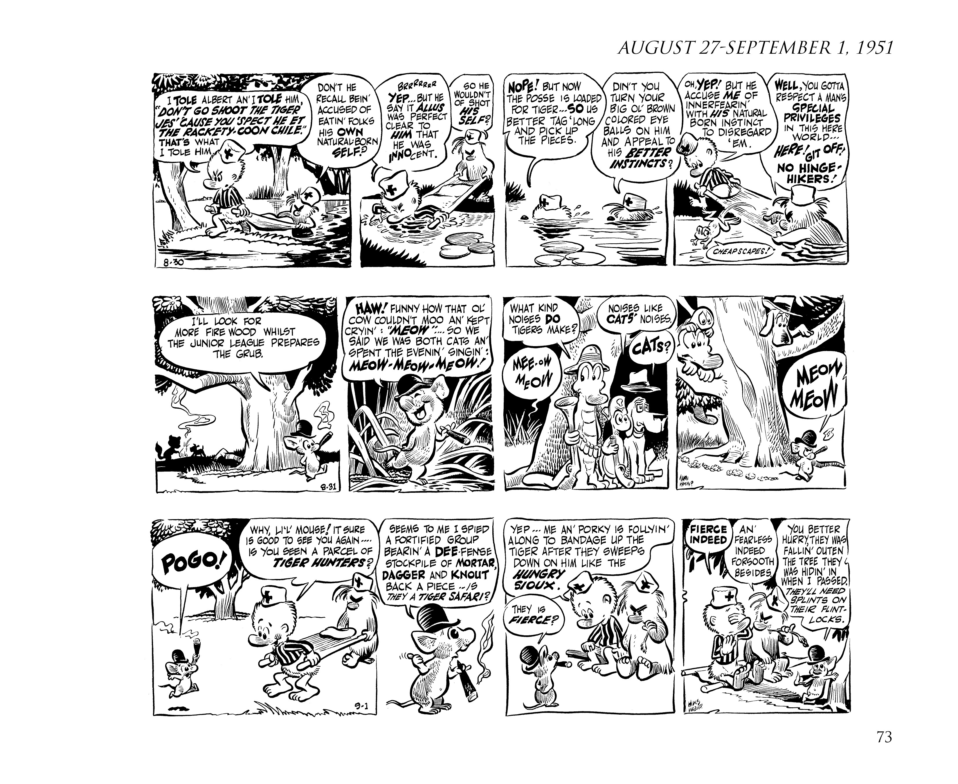 Read online Pogo by Walt Kelly: The Complete Syndicated Comic Strips comic -  Issue # TPB 2 (Part 1) - 91