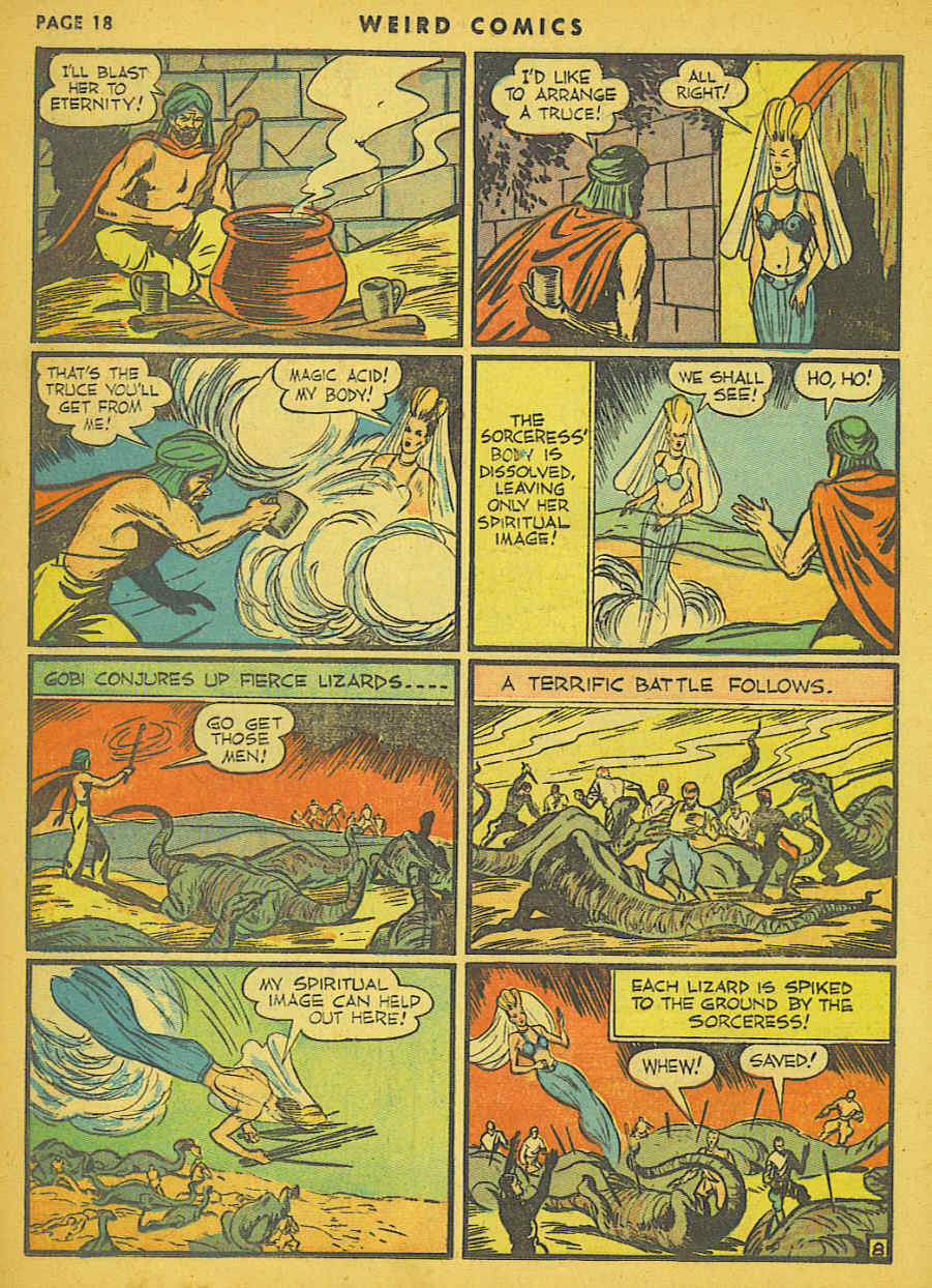 Read online Weird Comics comic -  Issue #9 - 19
