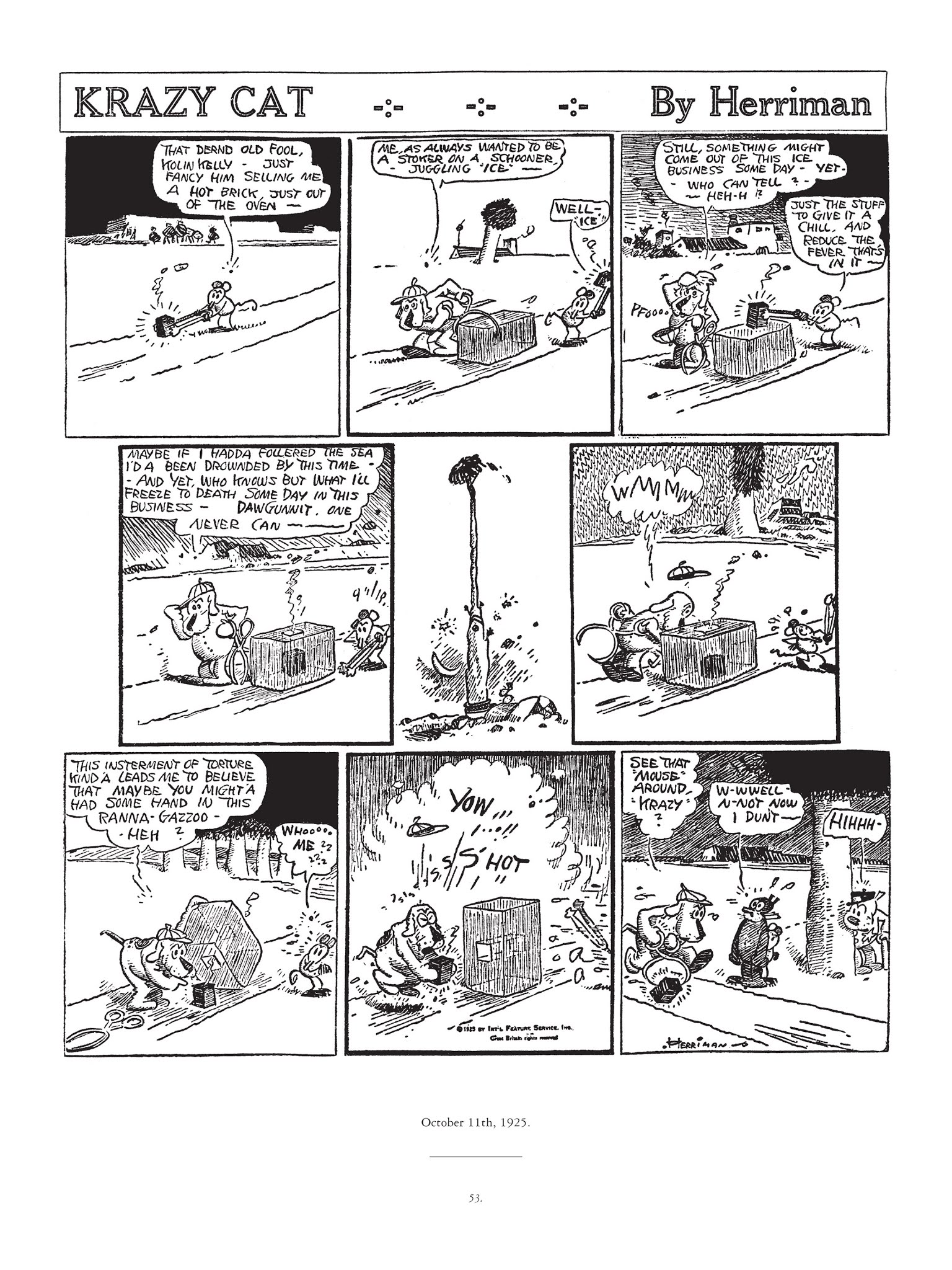 Read online Krazy & Ignatz comic -  Issue # TPB 4 - 54