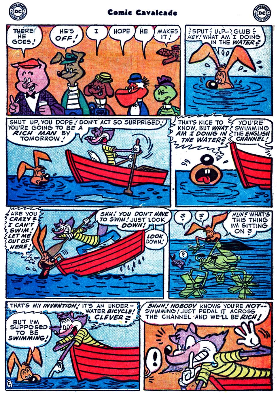 Read online Comic Cavalcade comic -  Issue #55 - 55