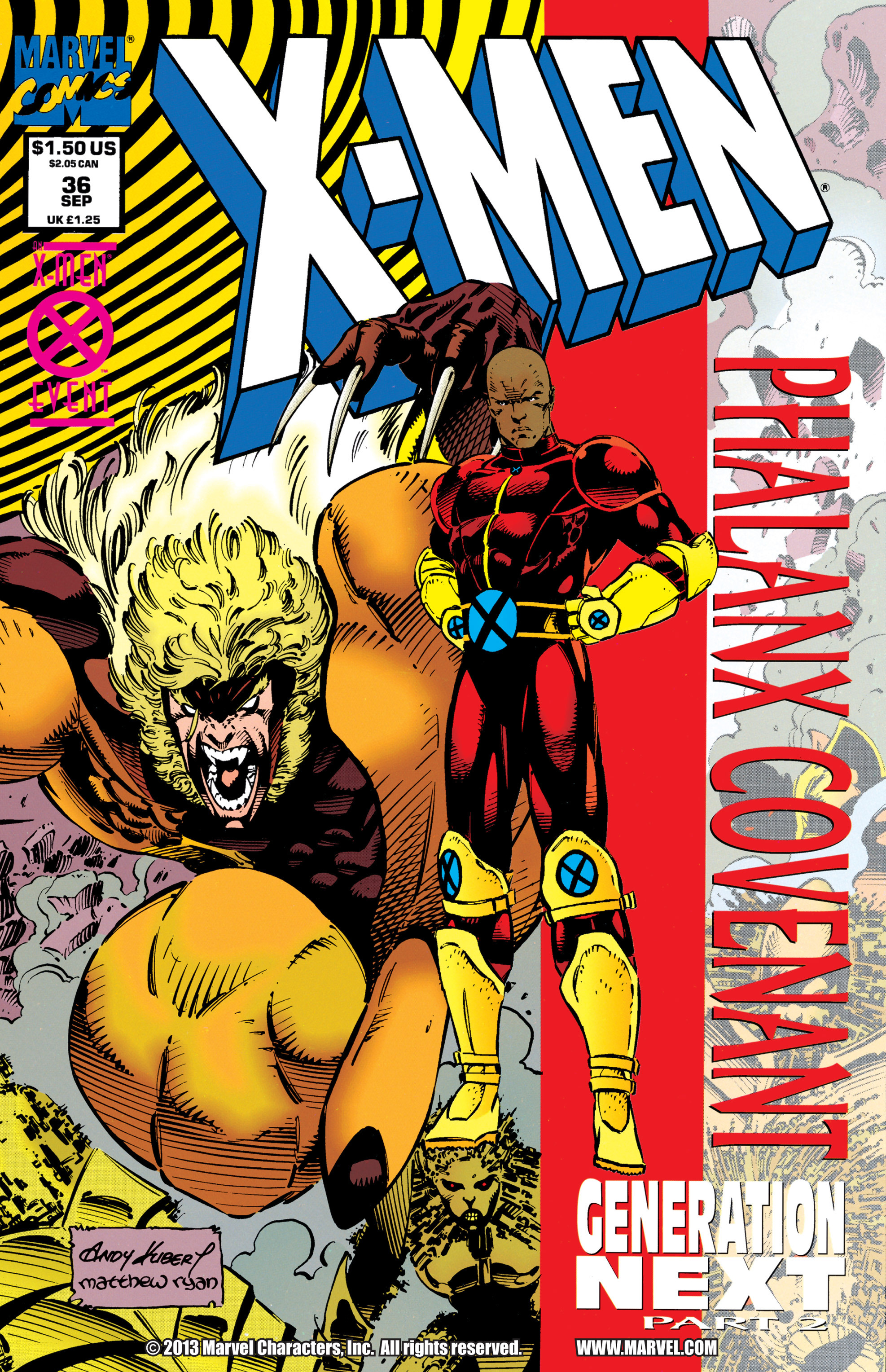 Read online X-Men (1991) comic -  Issue #36 - 1