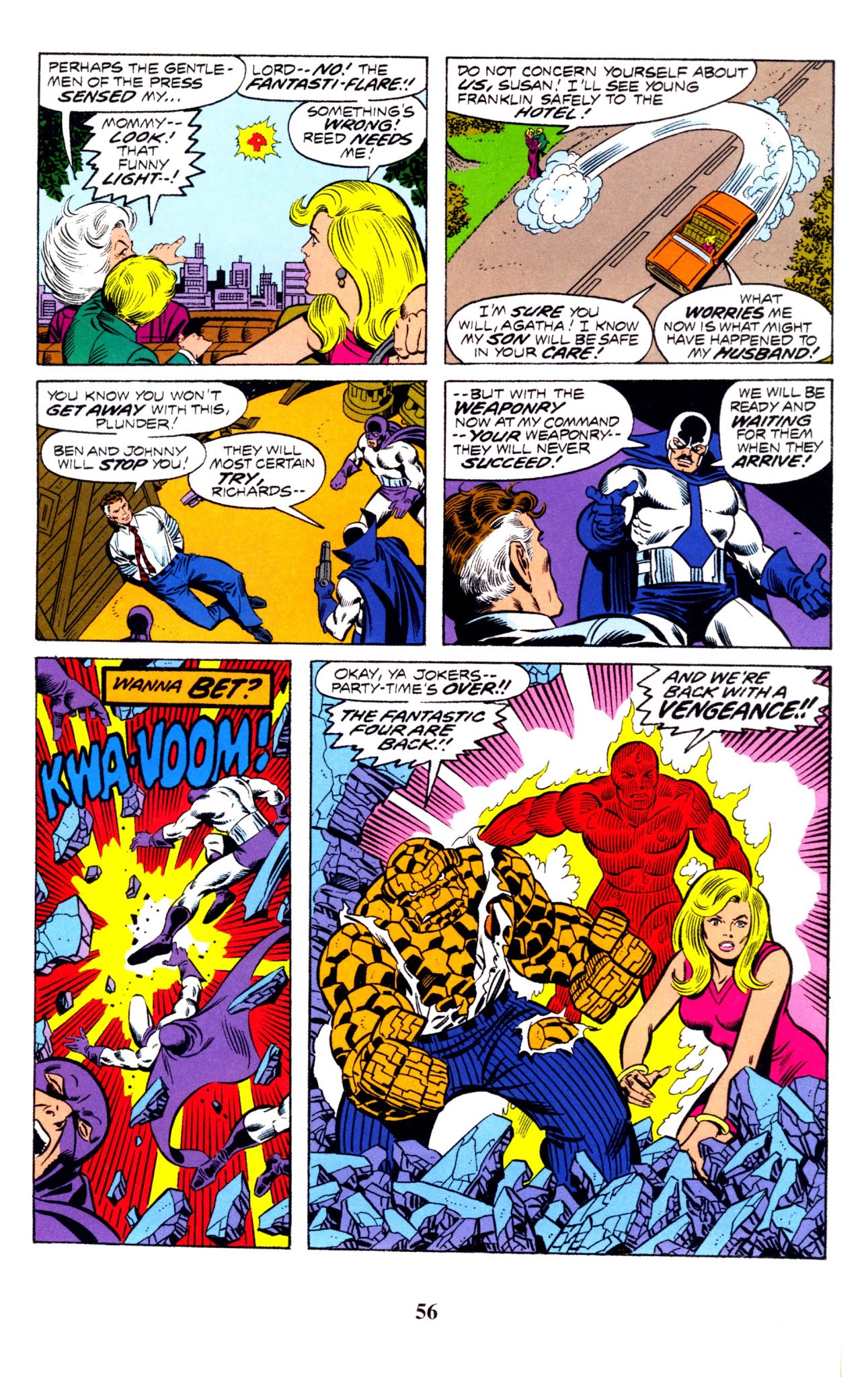 Read online Fantastic Four Visionaries: George Perez comic -  Issue # TPB 2 (Part 1) - 56