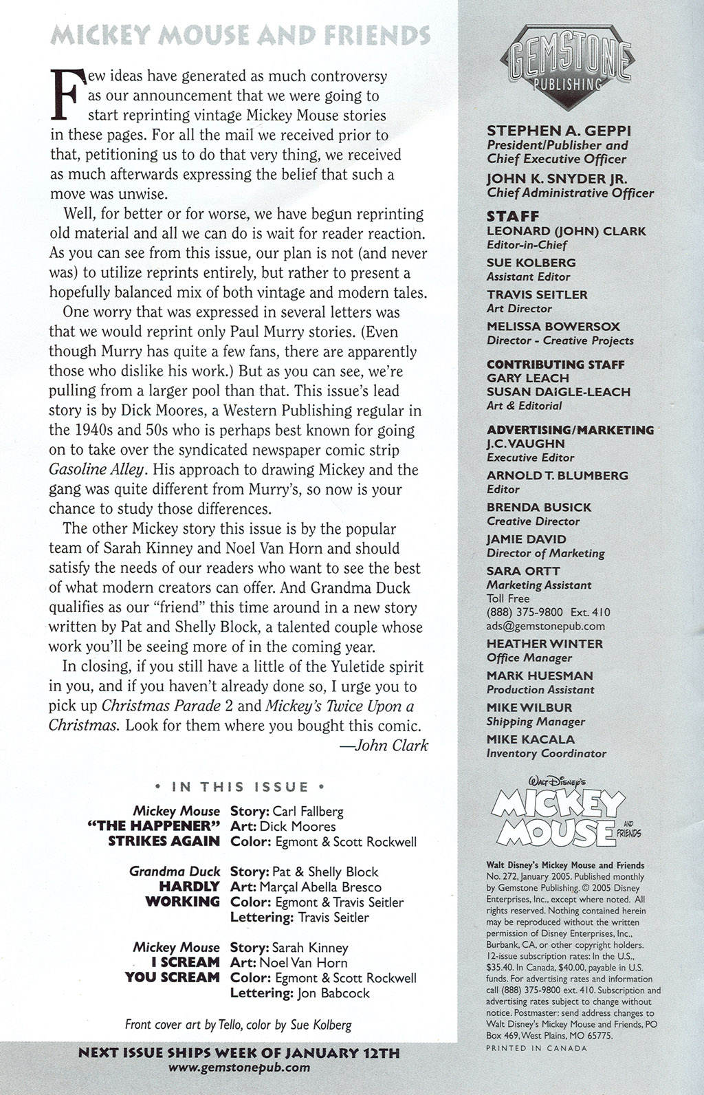 Read online Walt Disney's Mickey Mouse comic -  Issue #272 - 2