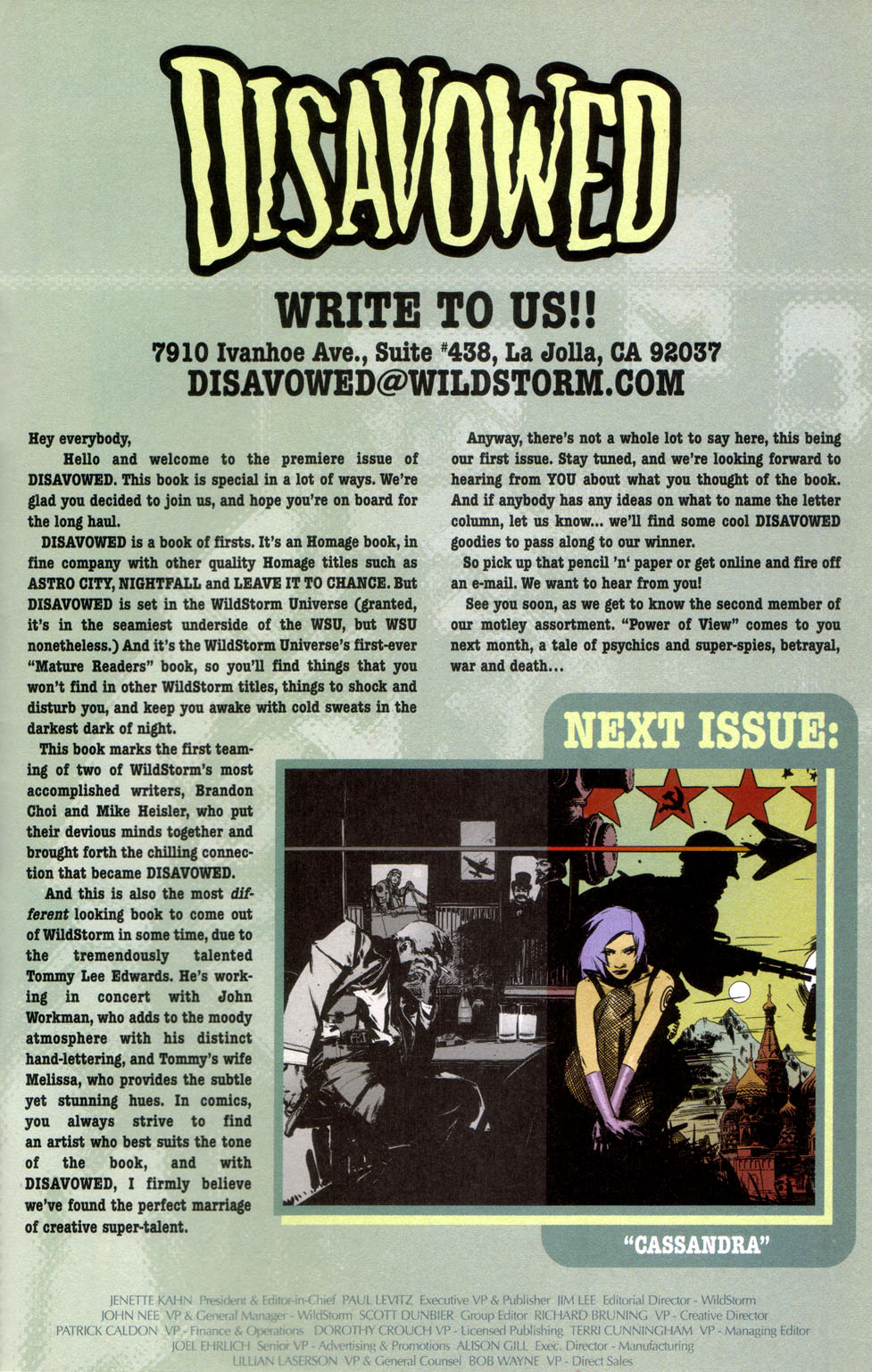 Read online Disavowed comic -  Issue #1 - 24
