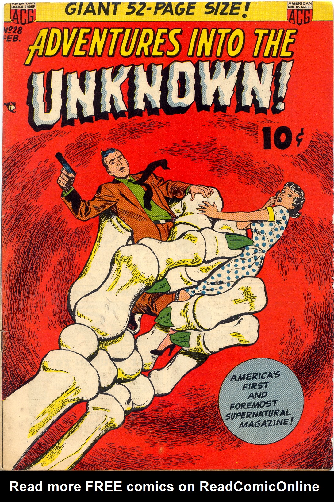 Read online Adventures Into The Unknown comic -  Issue #28 - 1