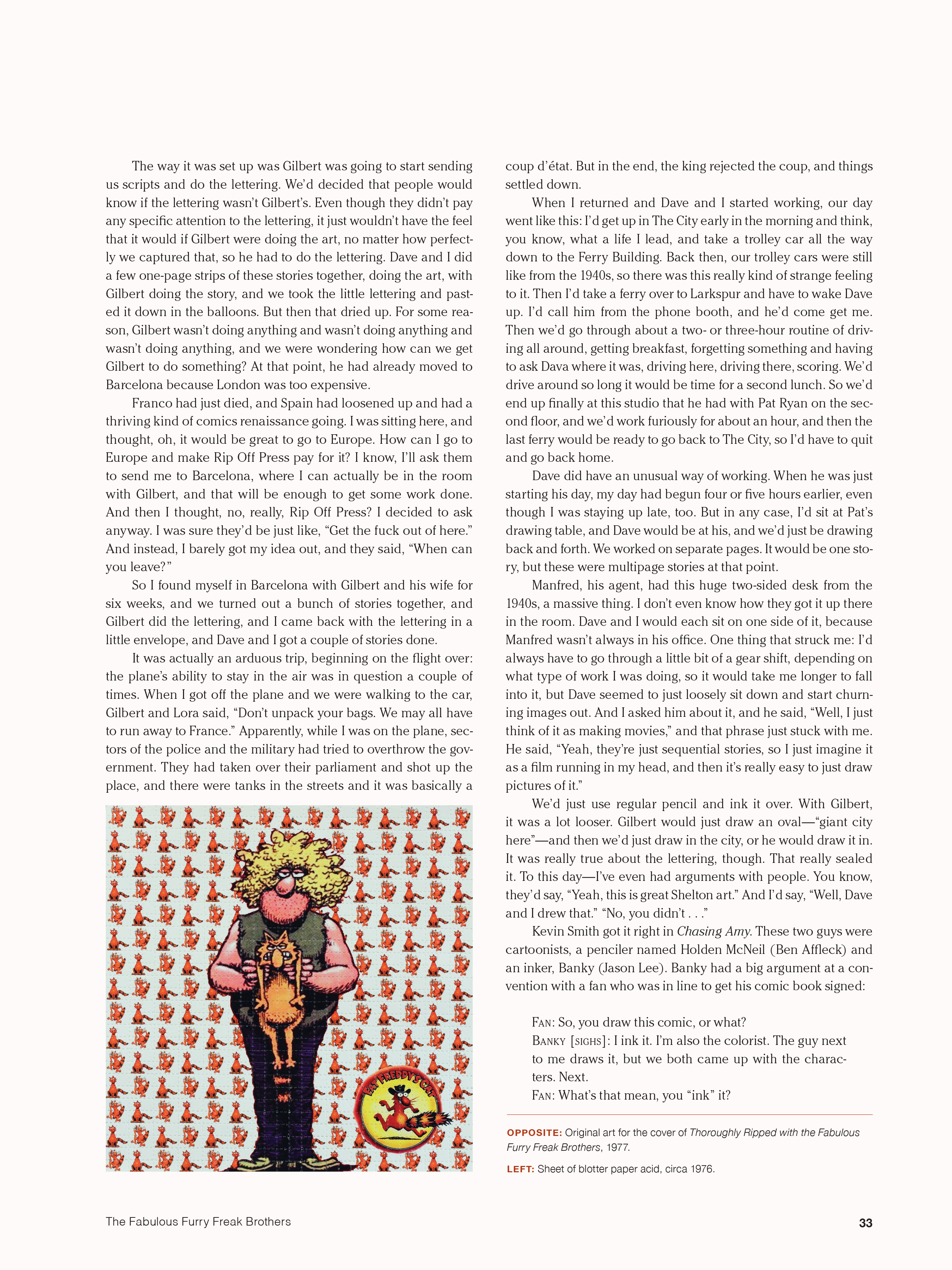 Read online Dave Sheridan: Life with Dealer McDope, the Leather Nun, and the Fabulous Furry Freak Brothers comic -  Issue # TPB (Part 1) - 44