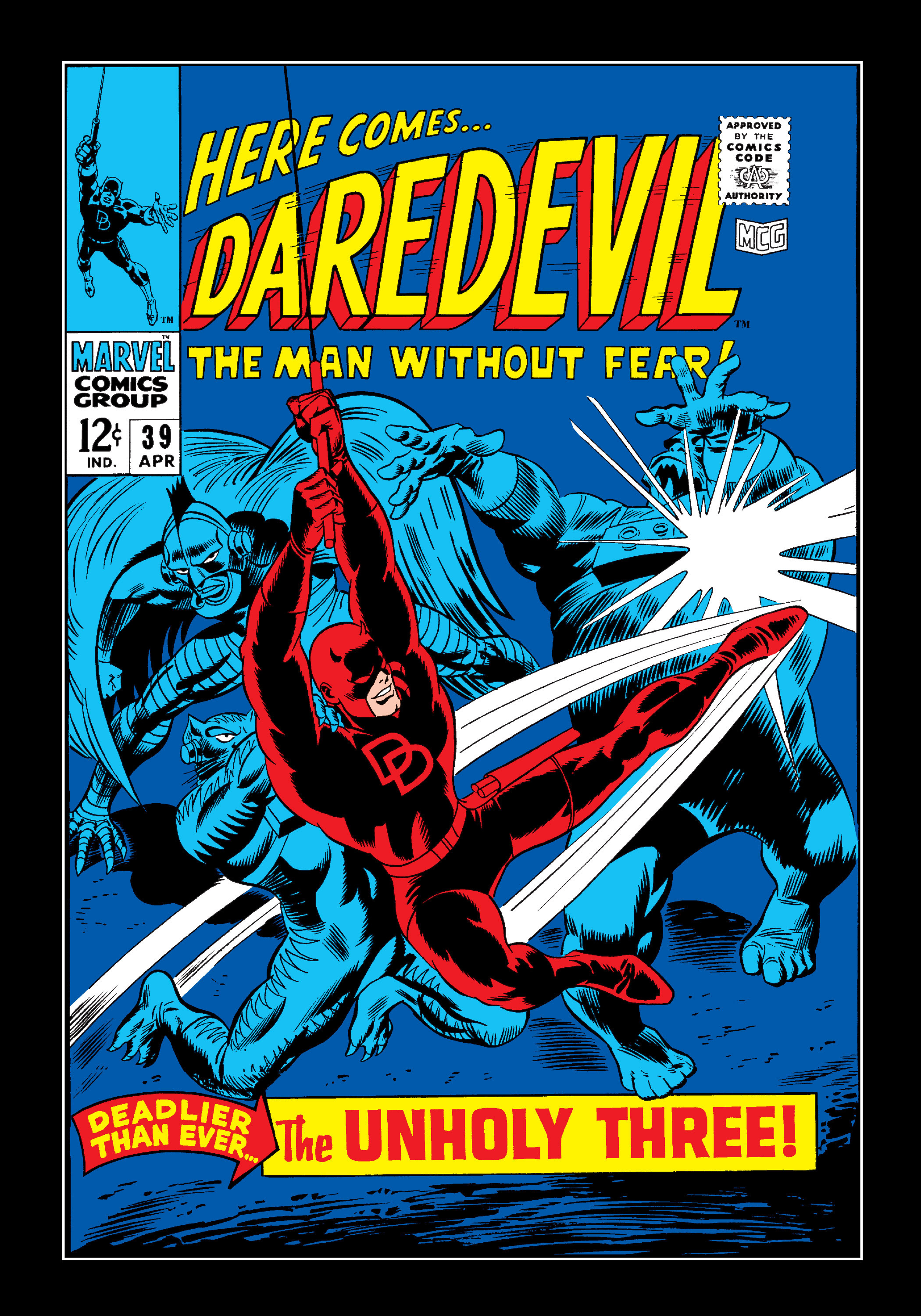 Read online Marvel Masterworks: Daredevil comic -  Issue # TPB 4 (Part 2) - 53