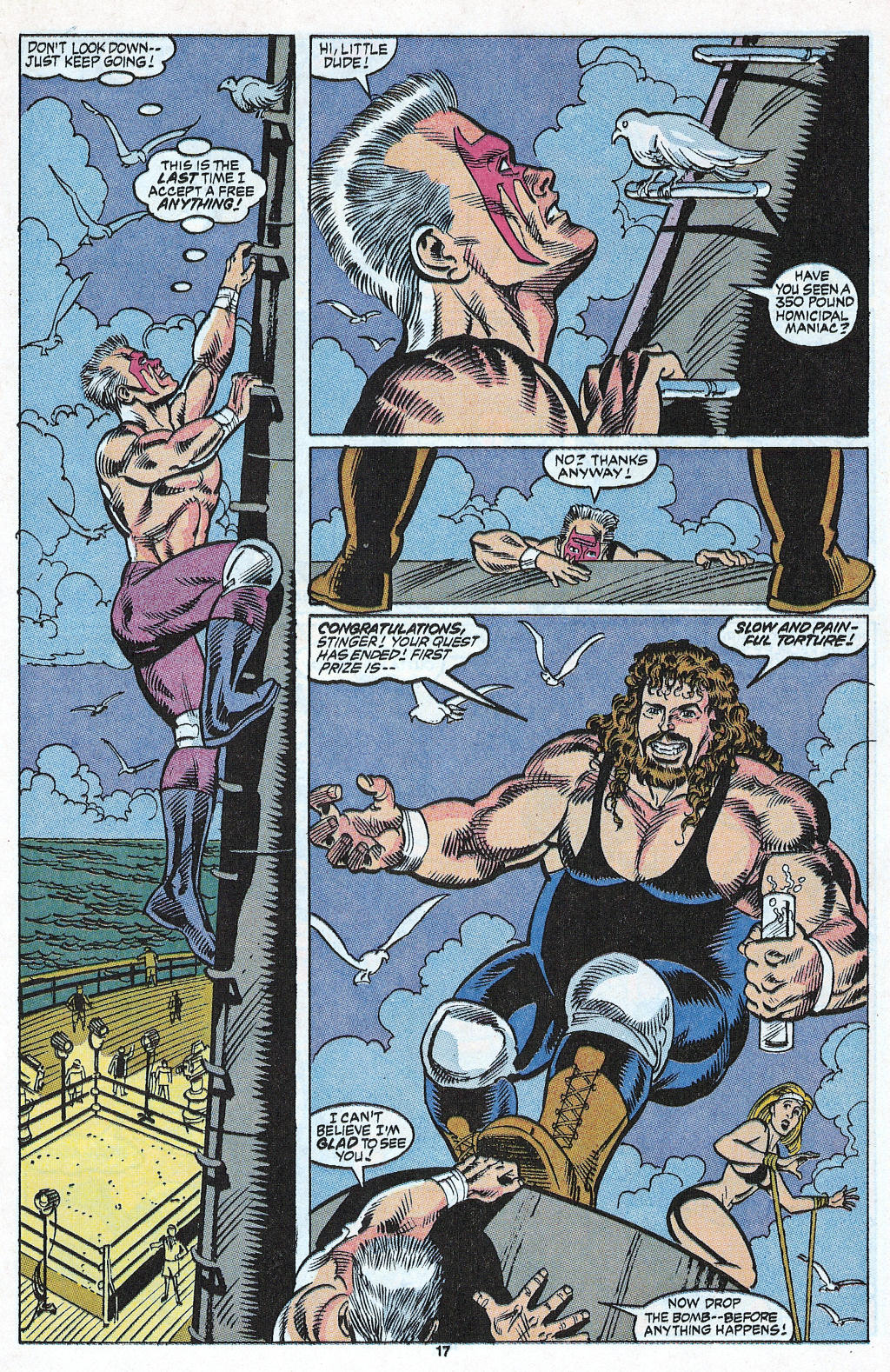 Read online WCW World Championship Wrestling comic -  Issue #3 - 19