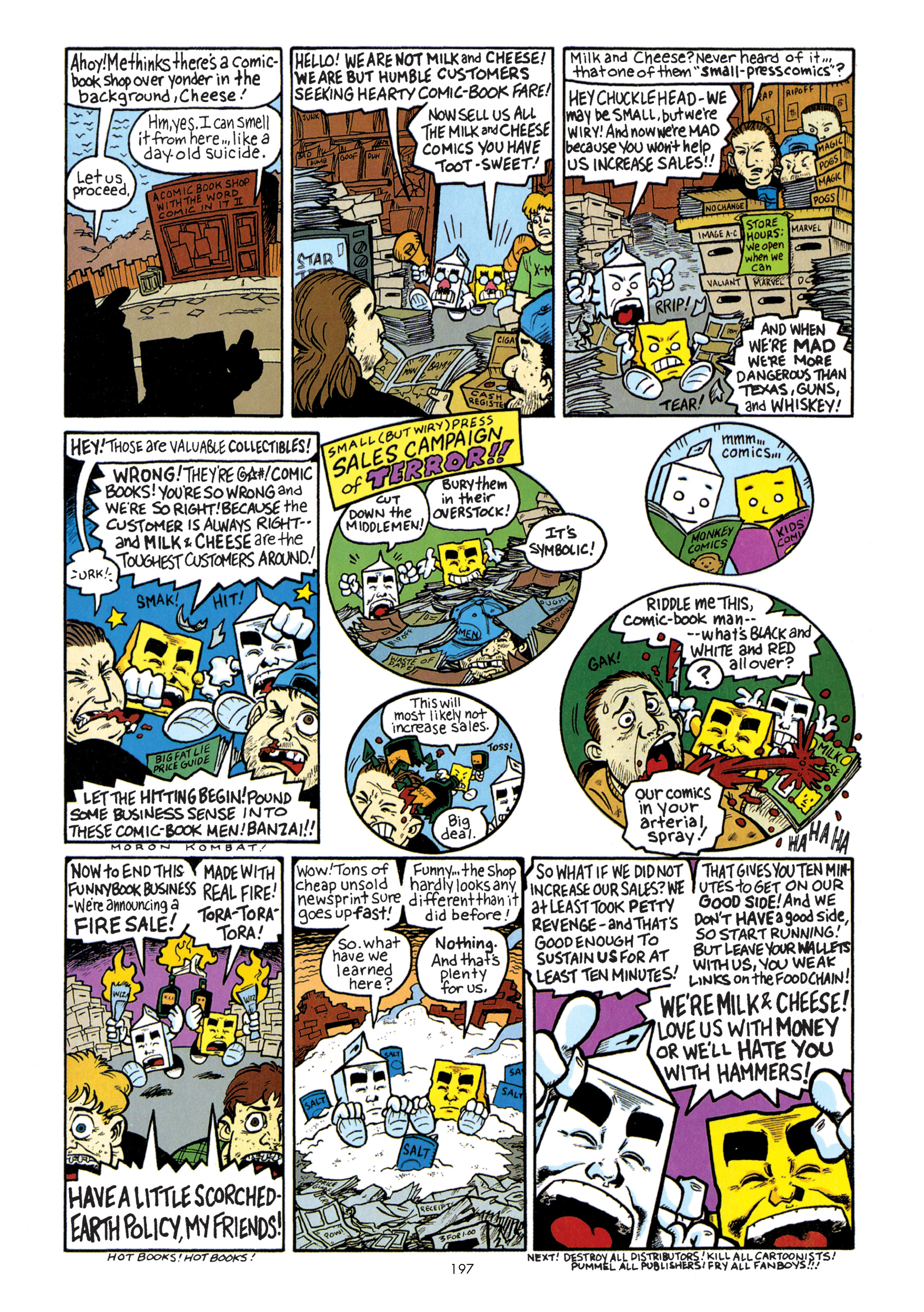 Read online Milk And Cheese: Dairy Products Gone Bad! comic -  Issue # Full - 198