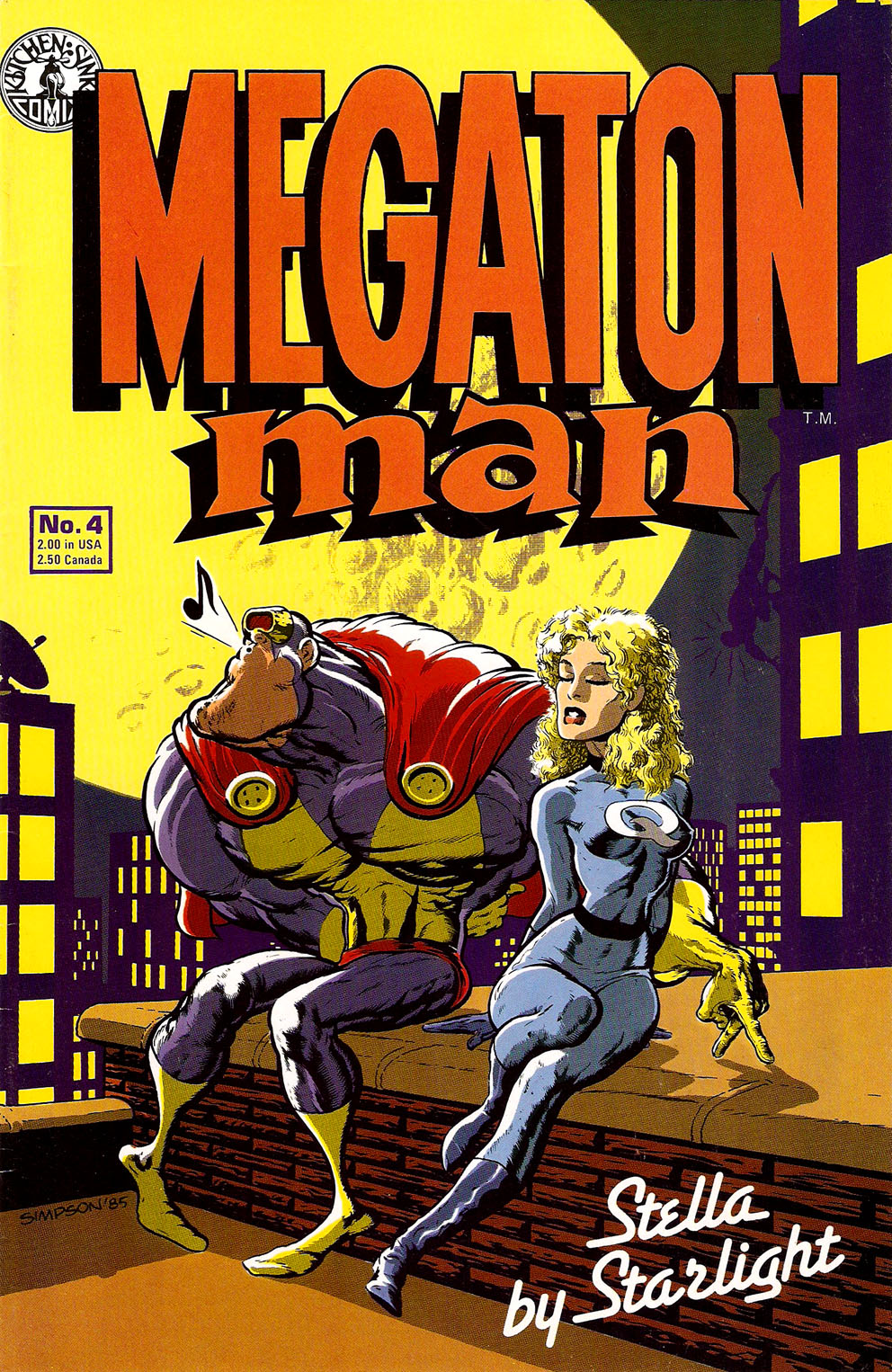 Read online Megaton Man comic -  Issue #4 - 1