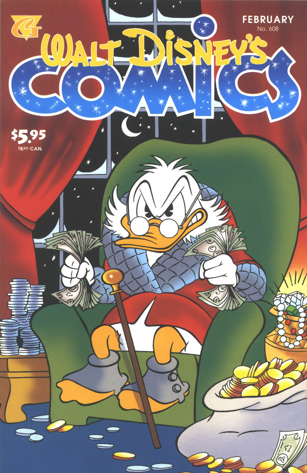 Read online Walt Disney's Comics and Stories comic -  Issue #608 - 1