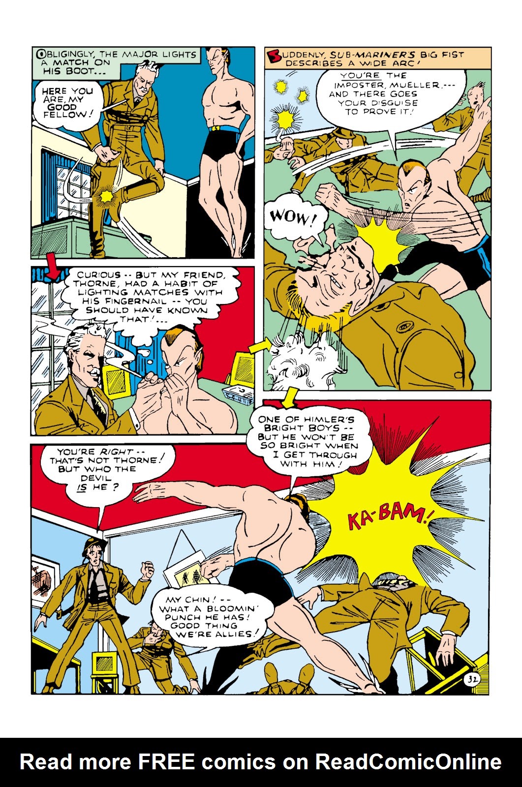 Read online Sub-Mariner Comics comic -  Issue #3 - 36