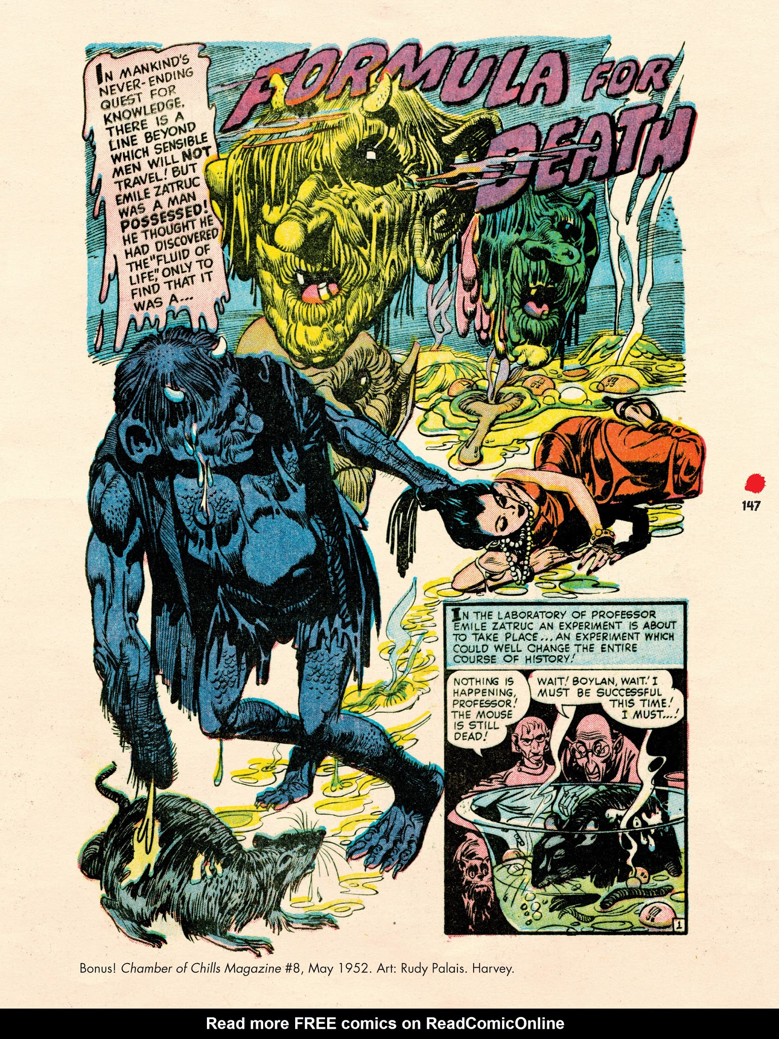 Read online Chilling Archives of Horror Comics comic -  Issue # TPB 5 - 147
