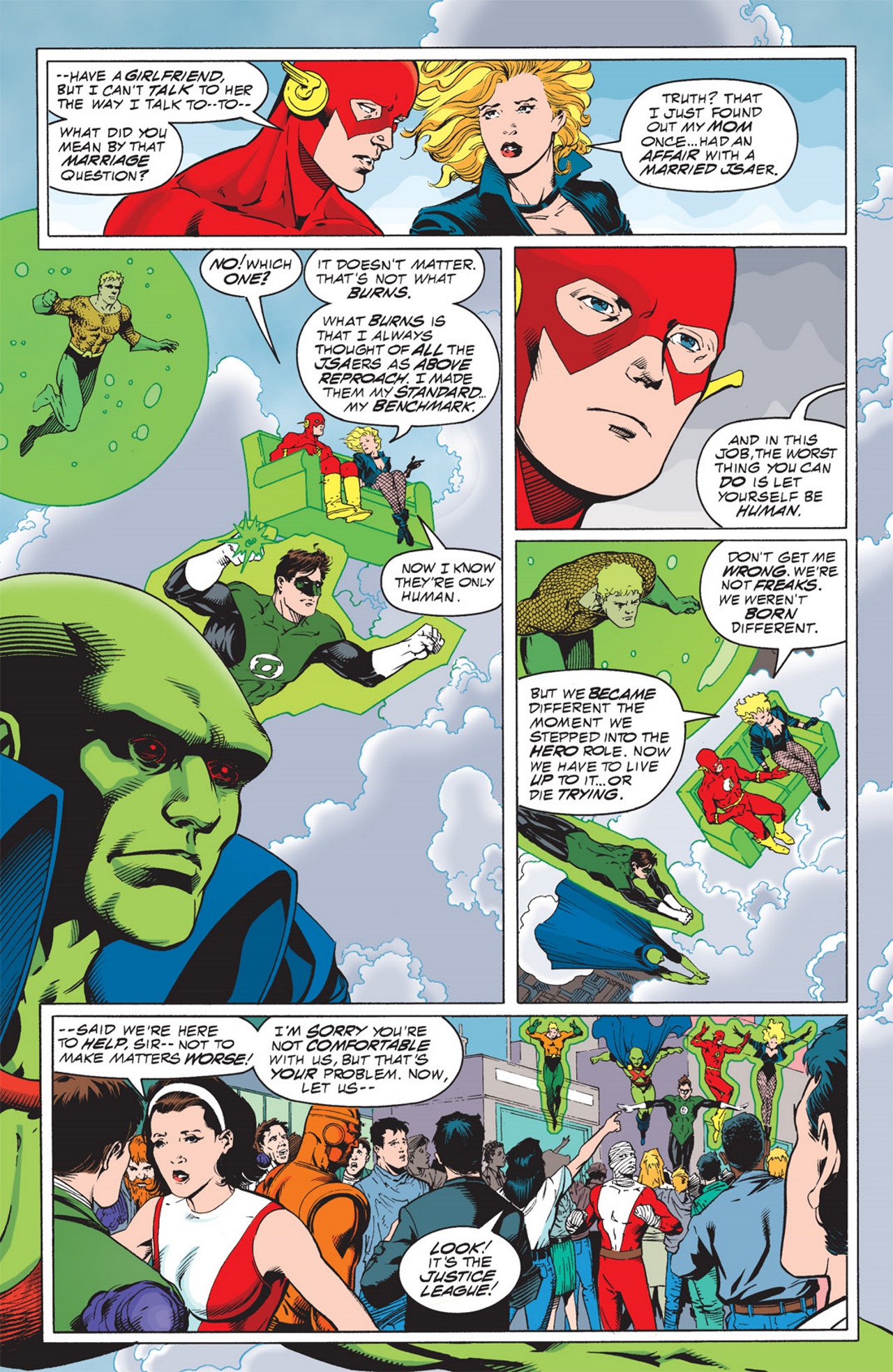 Read online JLA: Year One comic -  Issue #5 - 14