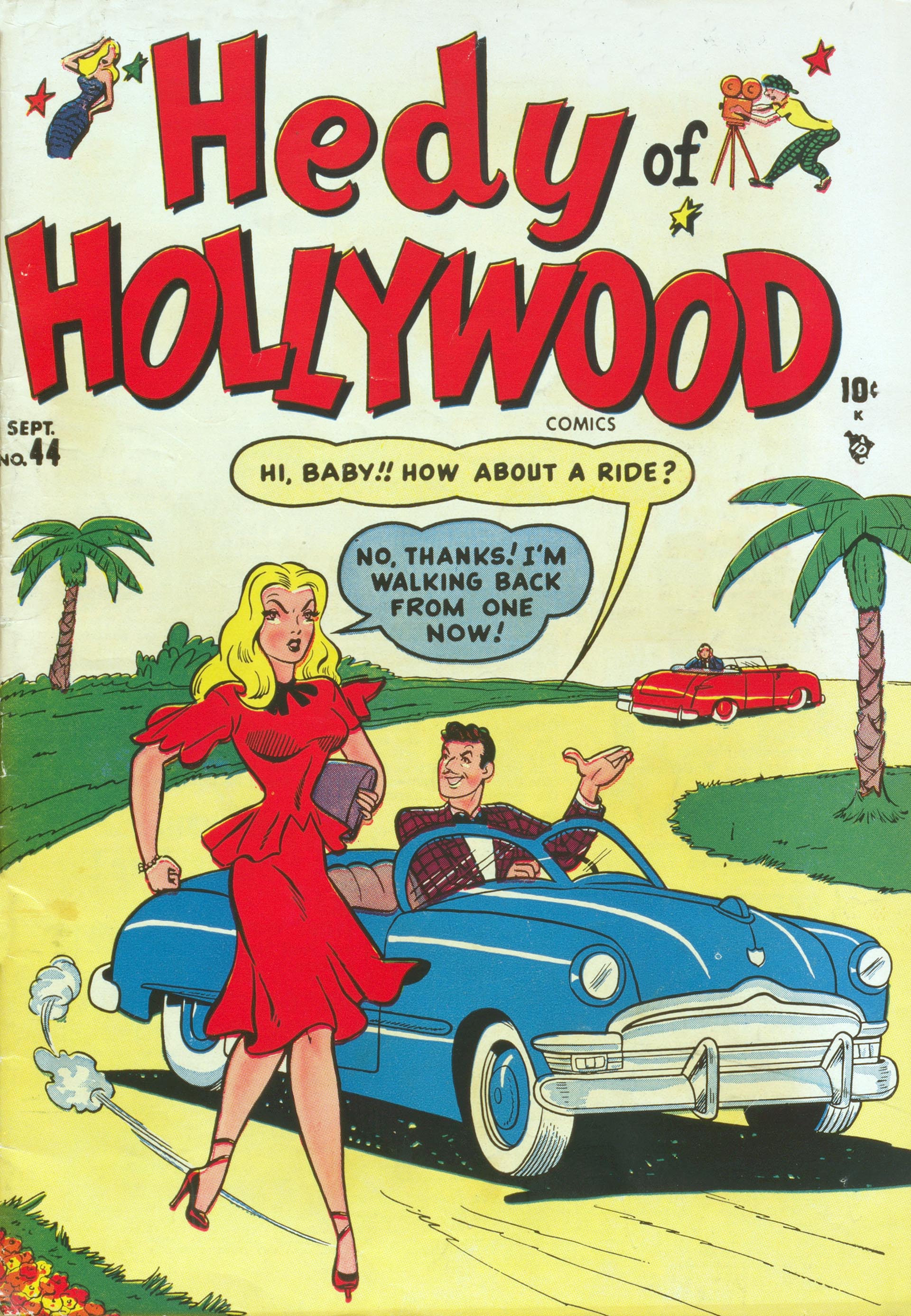 Read online Hedy Of Hollywood Comics comic -  Issue #44 - 1